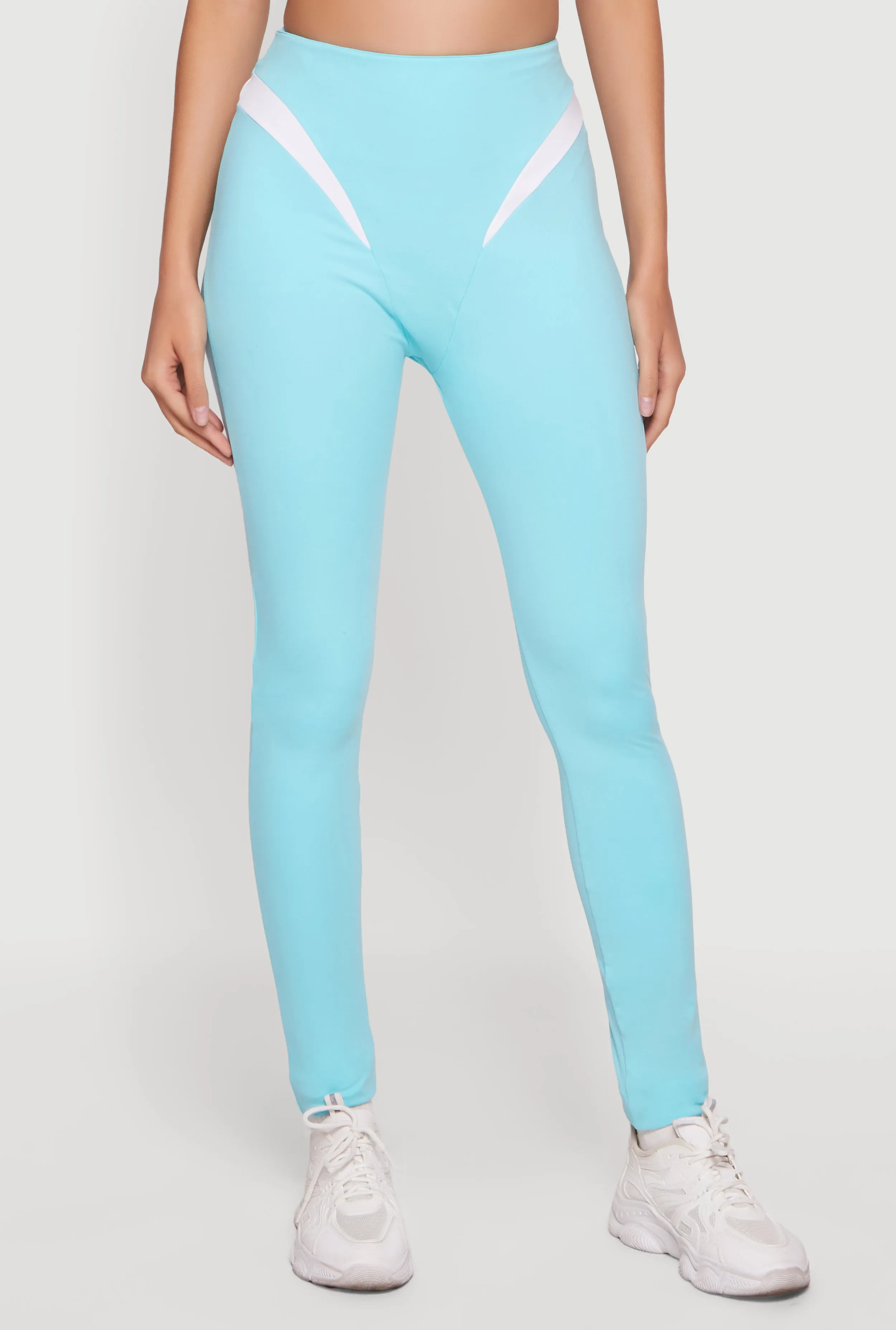 Contrast Trim High Waisted Leggings sold by Rainbow product image thumbnail 3