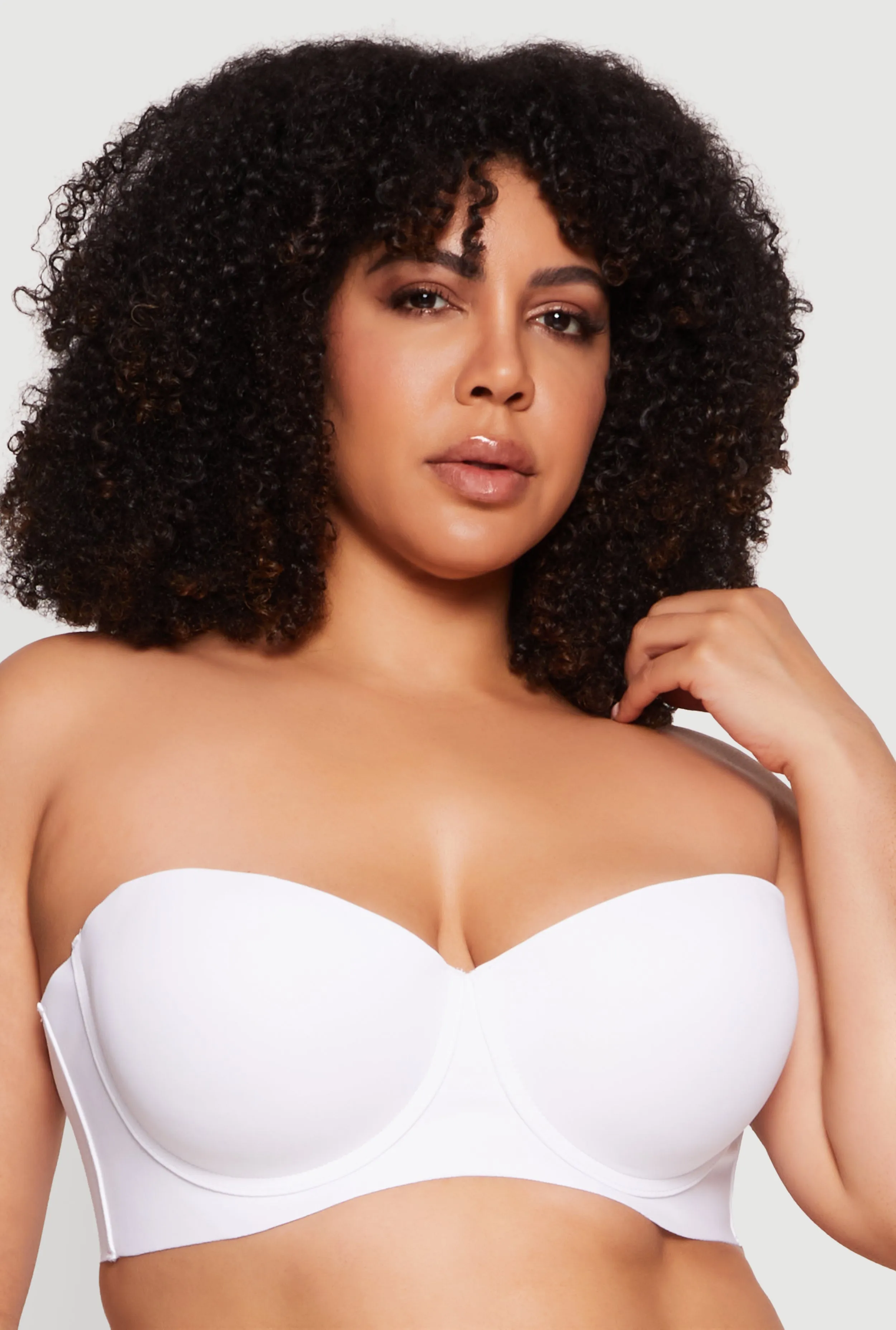 Plus Size Convertible Laser Cut Balconette Bra sold by Rainbow product image thumbnail 5