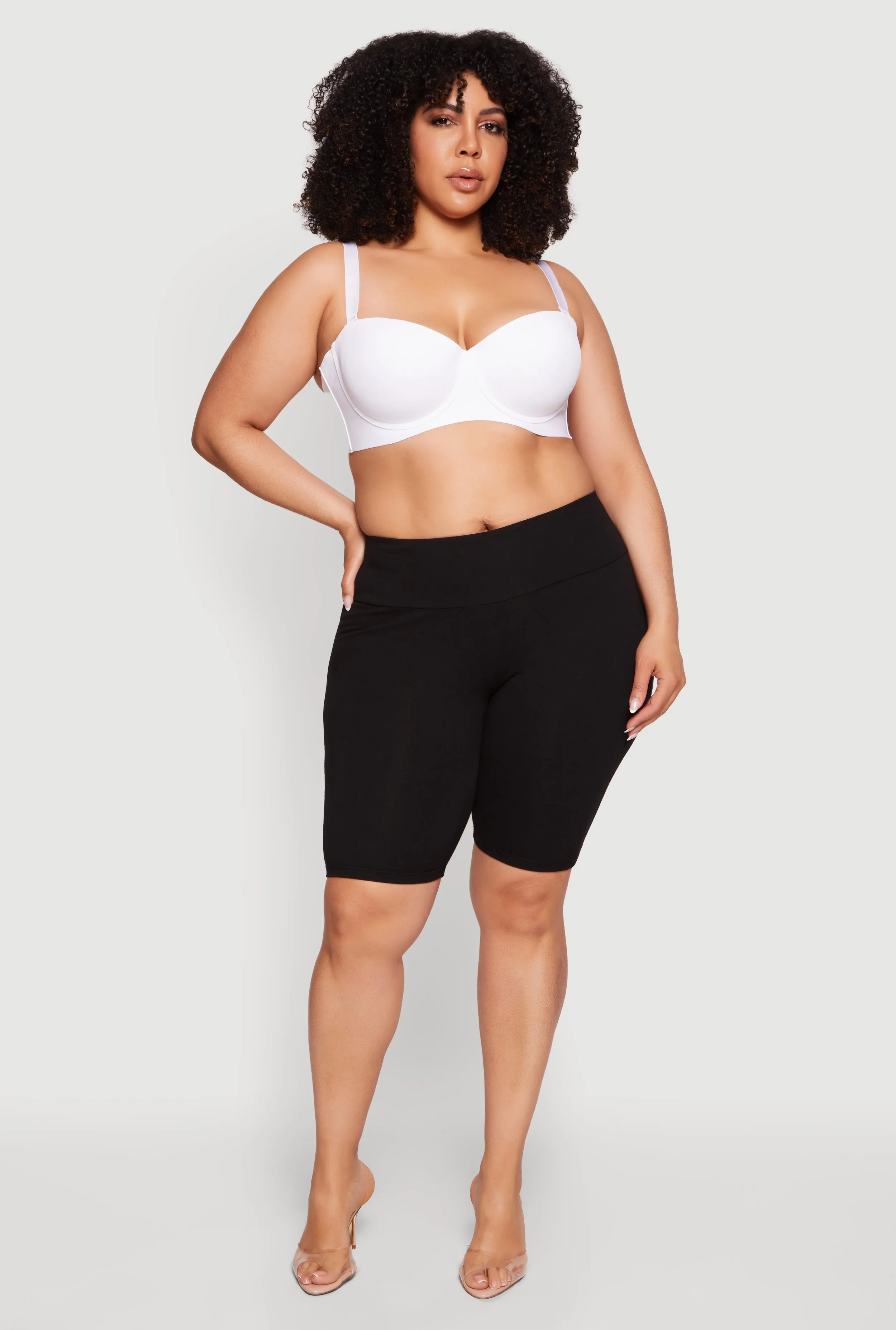 Plus Size Convertible Laser Cut Balconette Bra sold by Rainbow product image thumbnail 2