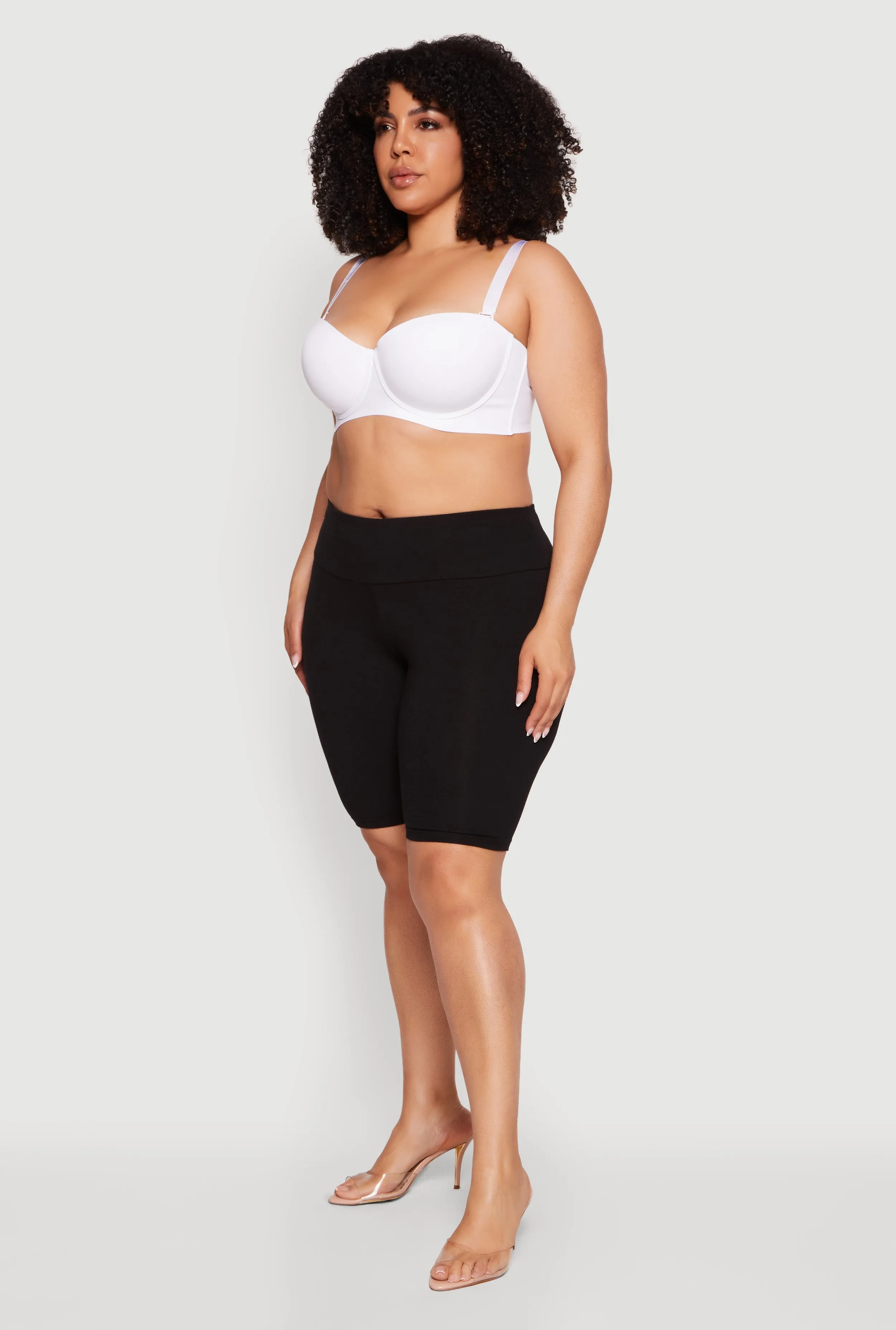 Plus Size Convertible Laser Cut Balconette Bra sold by Rainbow product image thumbnail 3