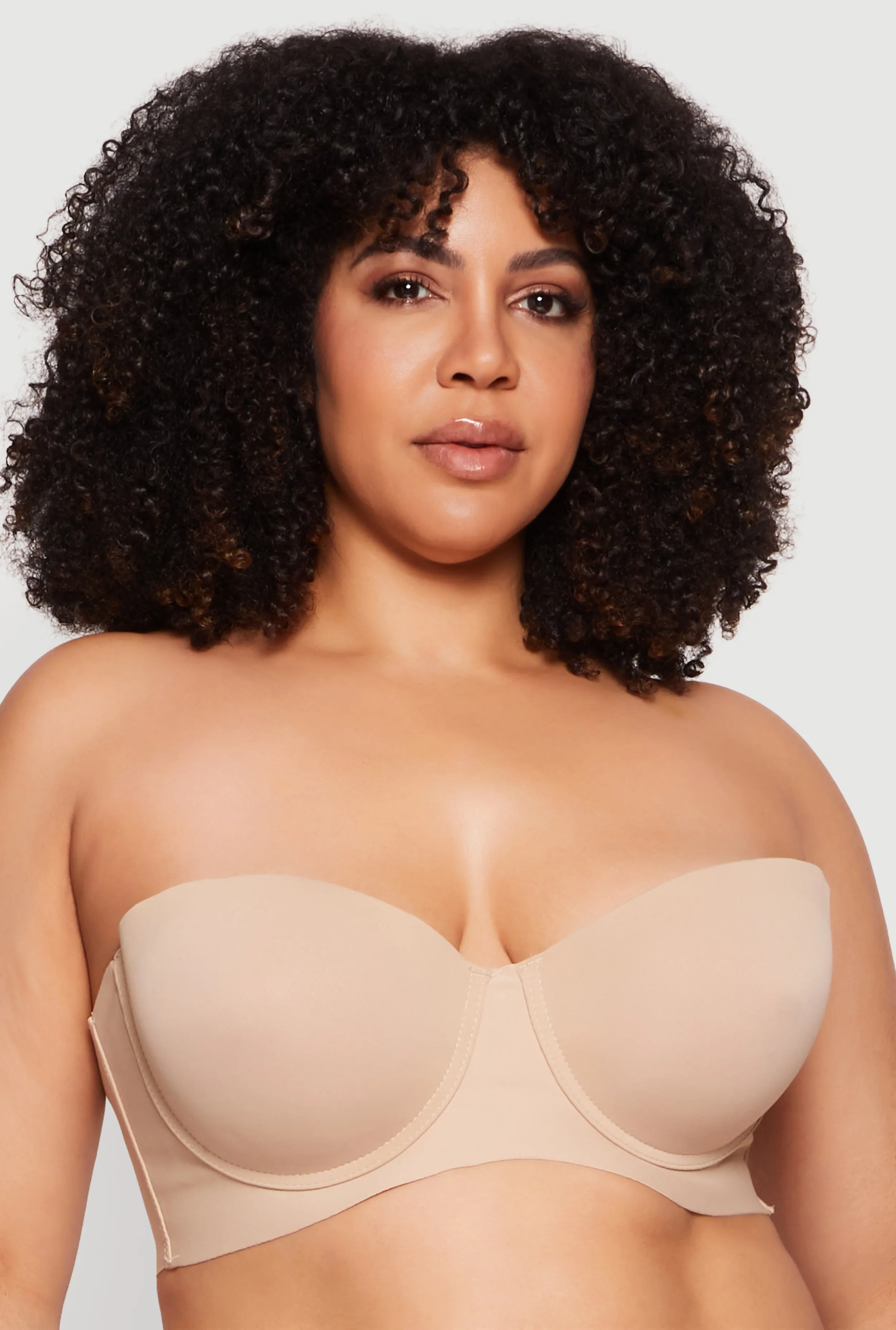 Plus Size Laser Cut Convertible Balconette Bra sold by Rainbow product image thumbnail 5