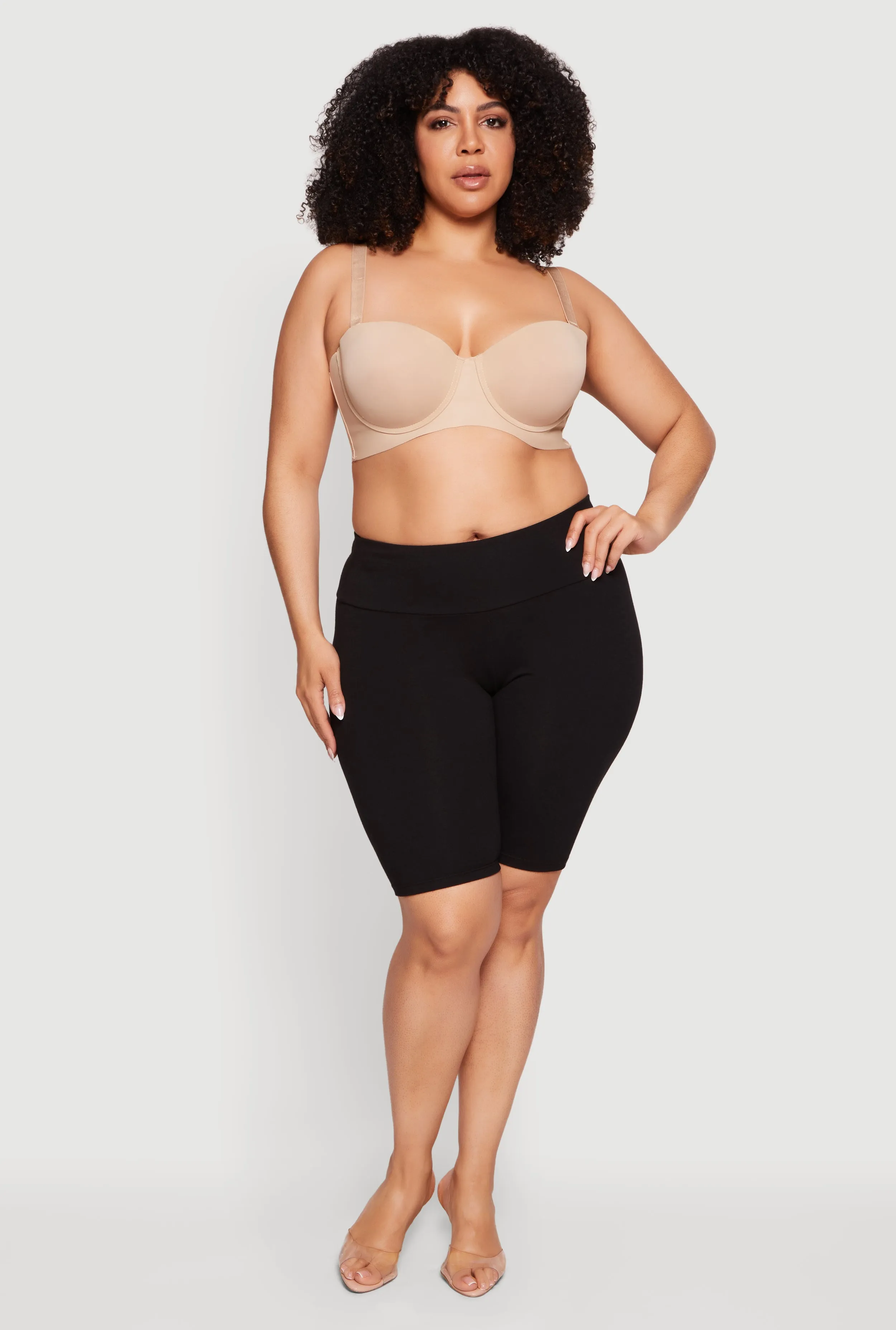 Plus Size Laser Cut Convertible Balconette Bra sold by Rainbow product image thumbnail 2