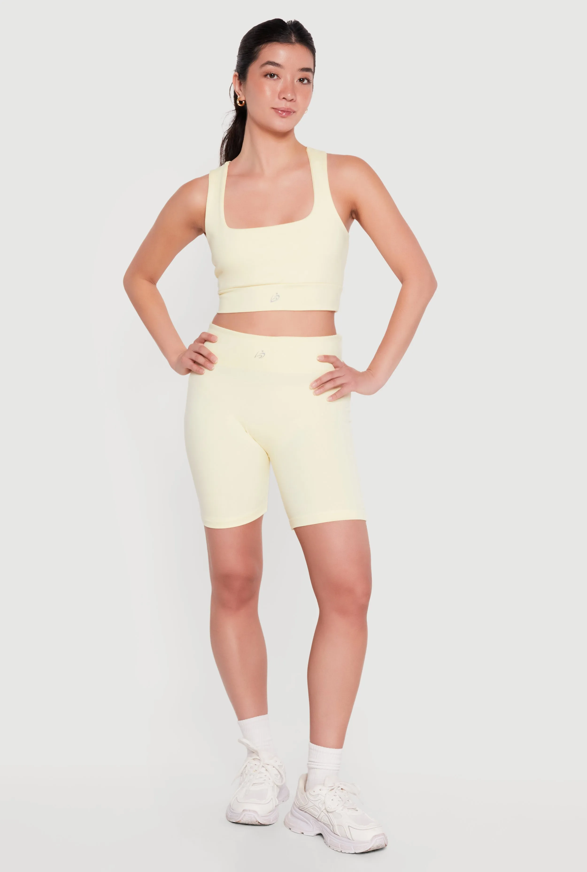 High Waisted Activewear Biker Shorts sold by Rainbow