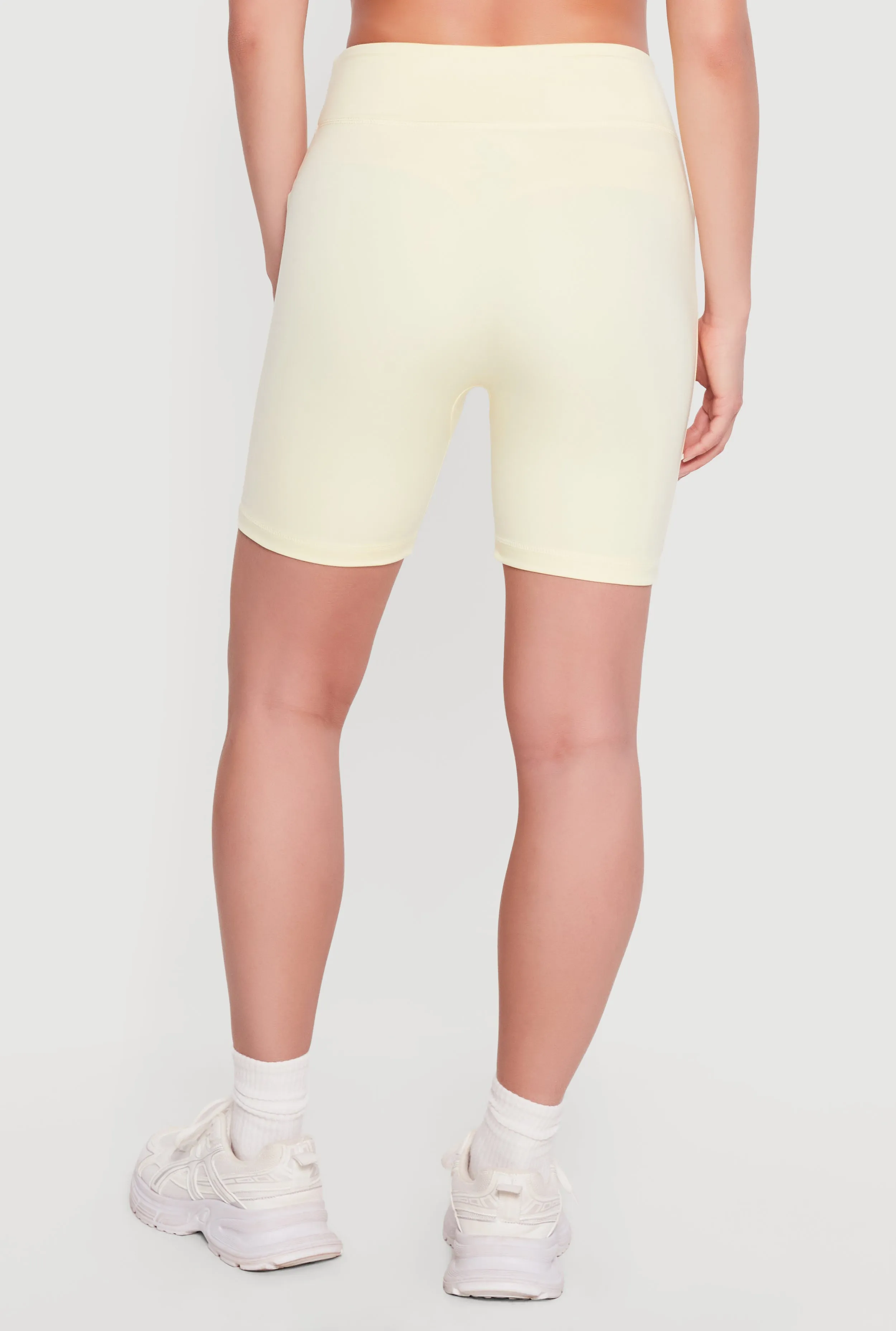 High Waisted Activewear Biker Shorts sold by Rainbow product image thumbnail 5