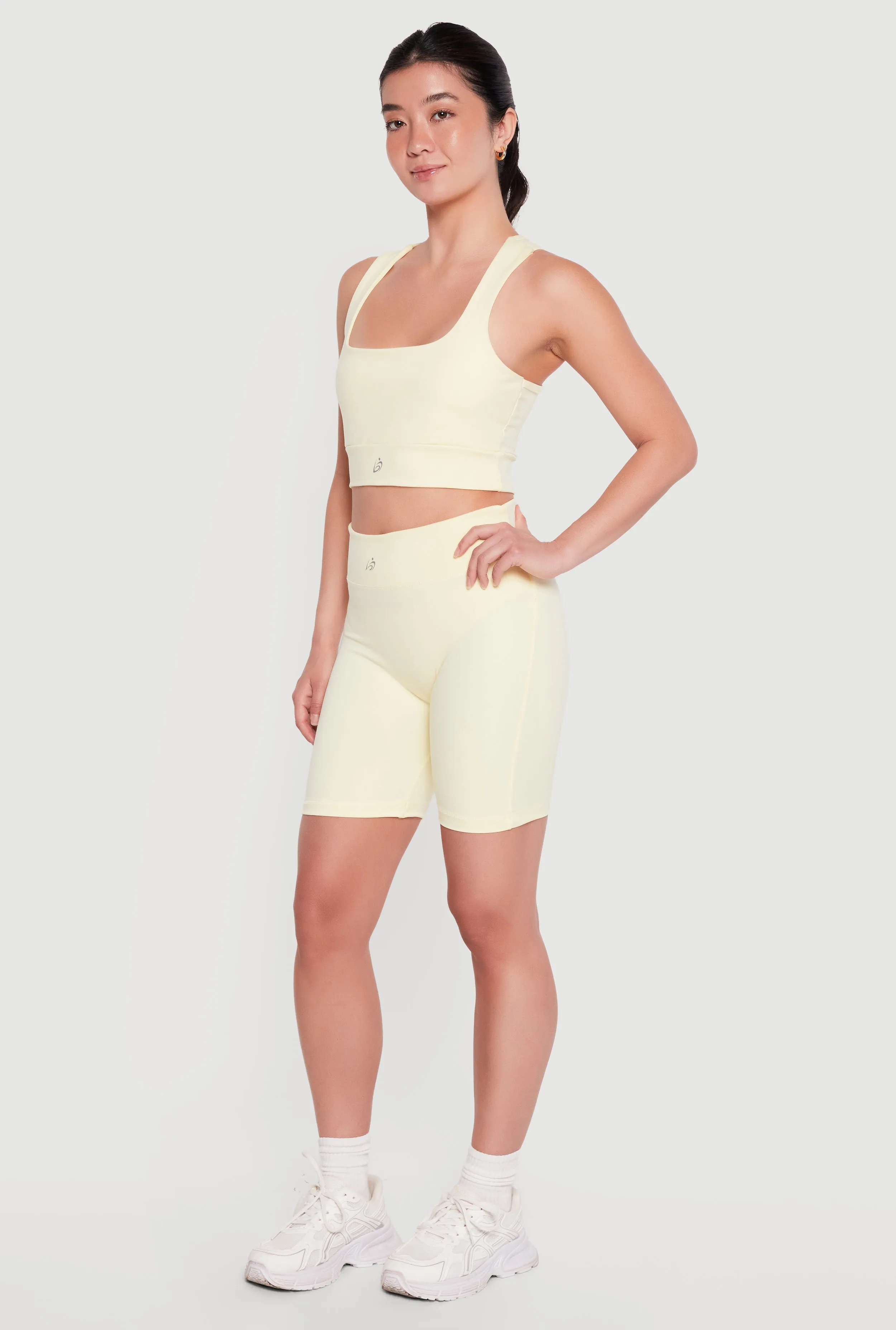High Waisted Activewear Biker Shorts sold by Rainbow product image thumbnail 2