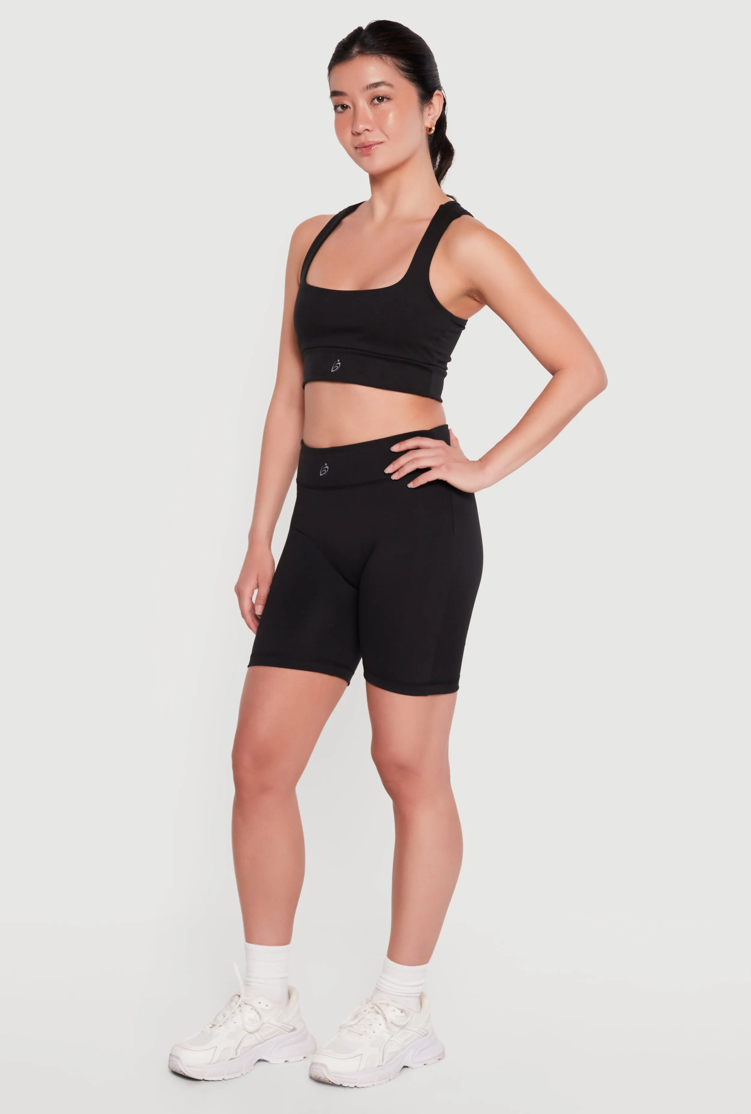 High Waisted Activewear Biker Shorts sold by Rainbow product image thumbnail 2