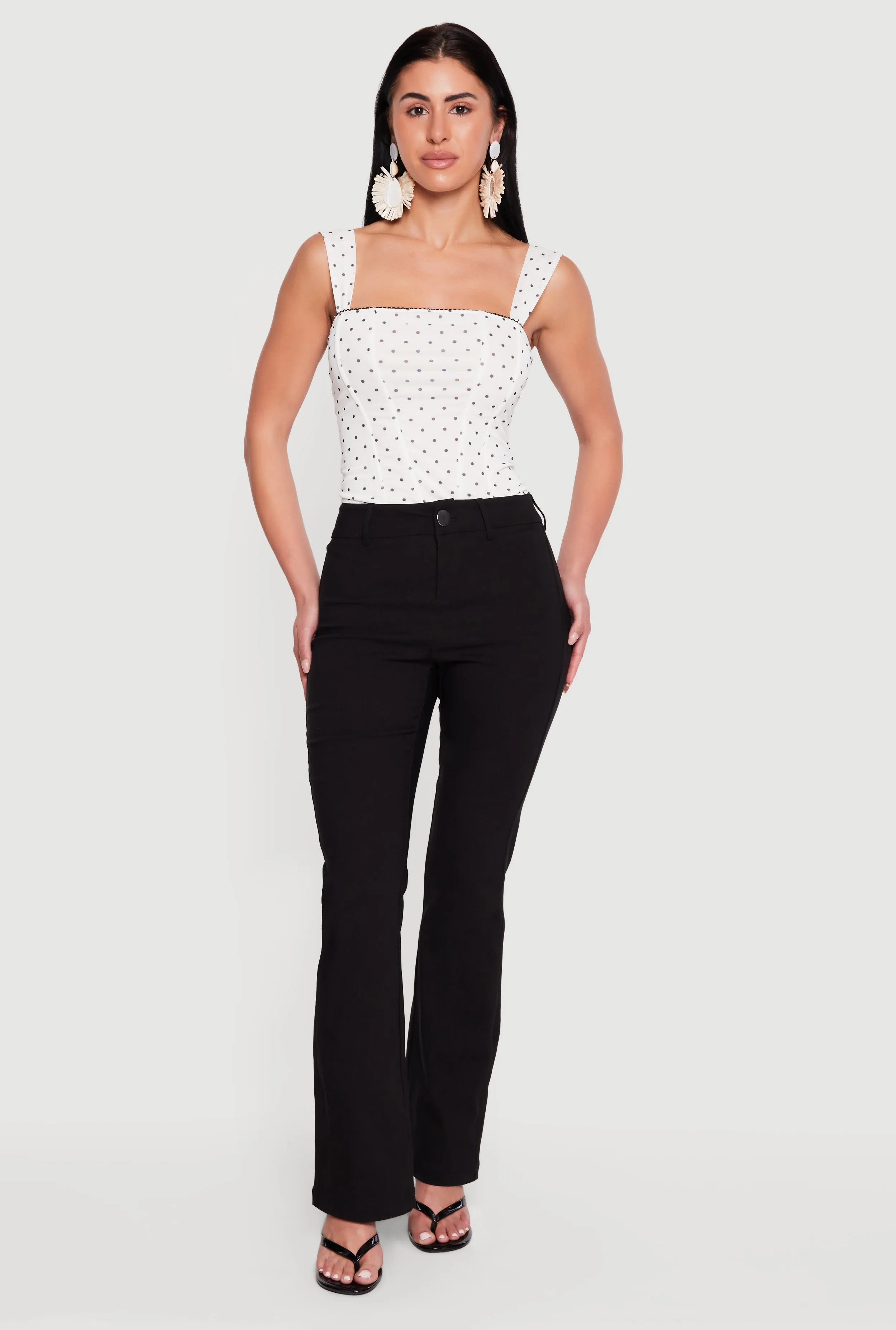 Slim Bootcut Trousers sold by Rainbow