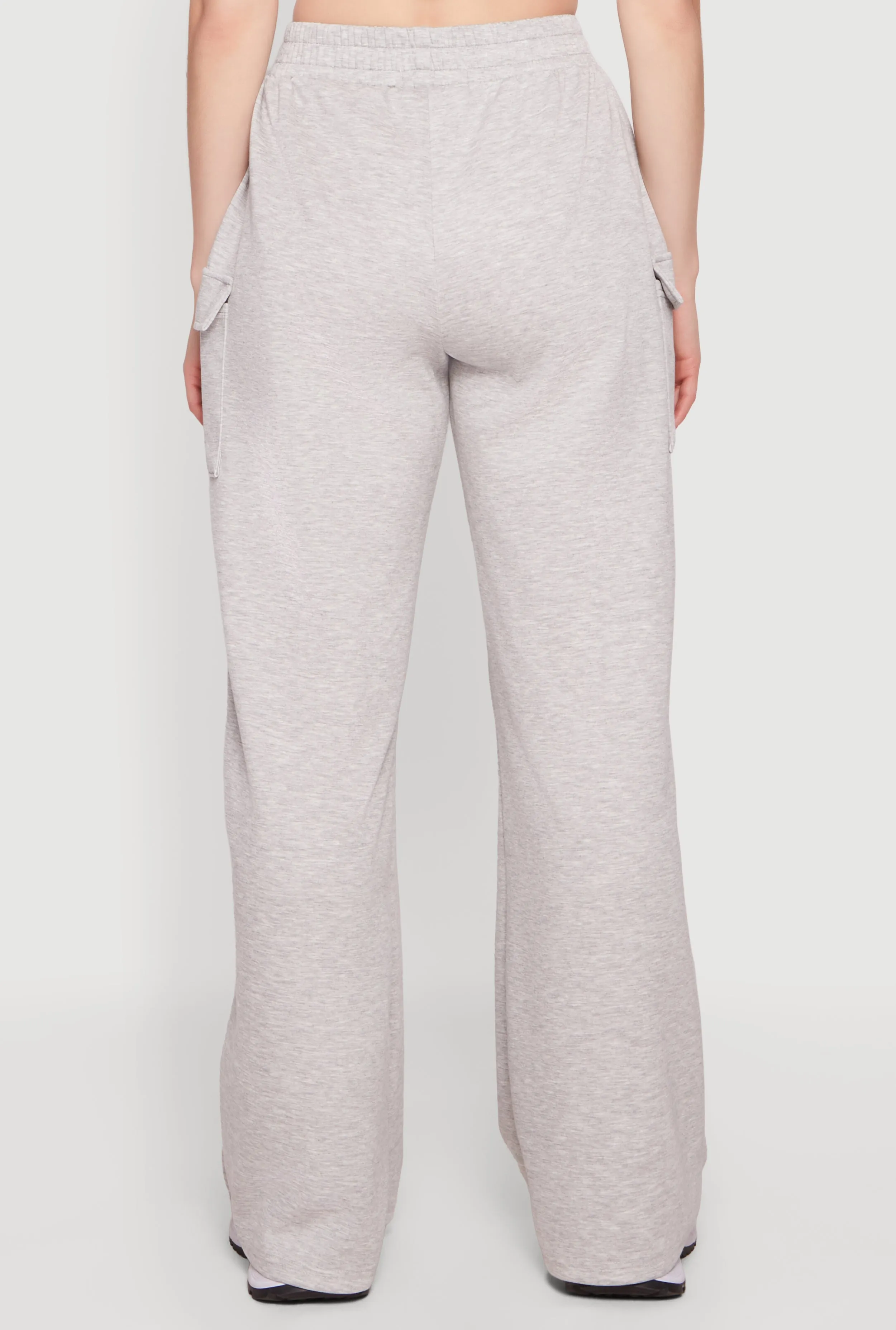 Modal Contrast Trim Piping Cargo Pocket Sweatpants sold by Rainbow product image thumbnail 5