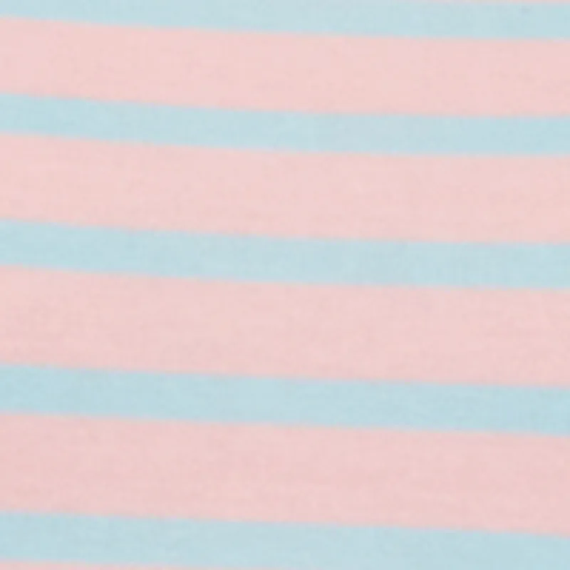 Striped Scoop Neck Back Slit Midi Dress sold by Rainbow product image thumbnail 4