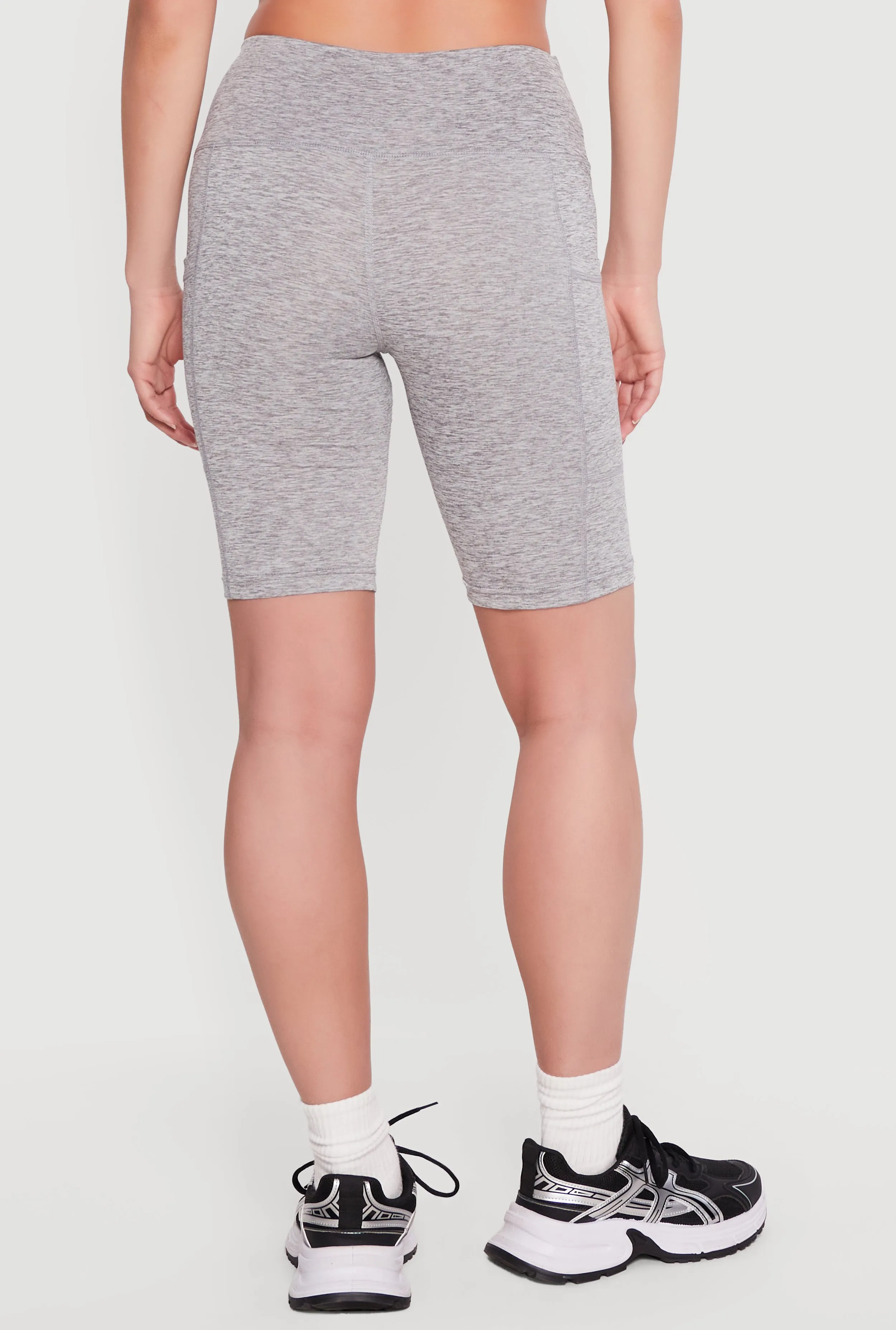 High Waist Side Pocket Bike Shorts sold by Rainbow product image thumbnail 5