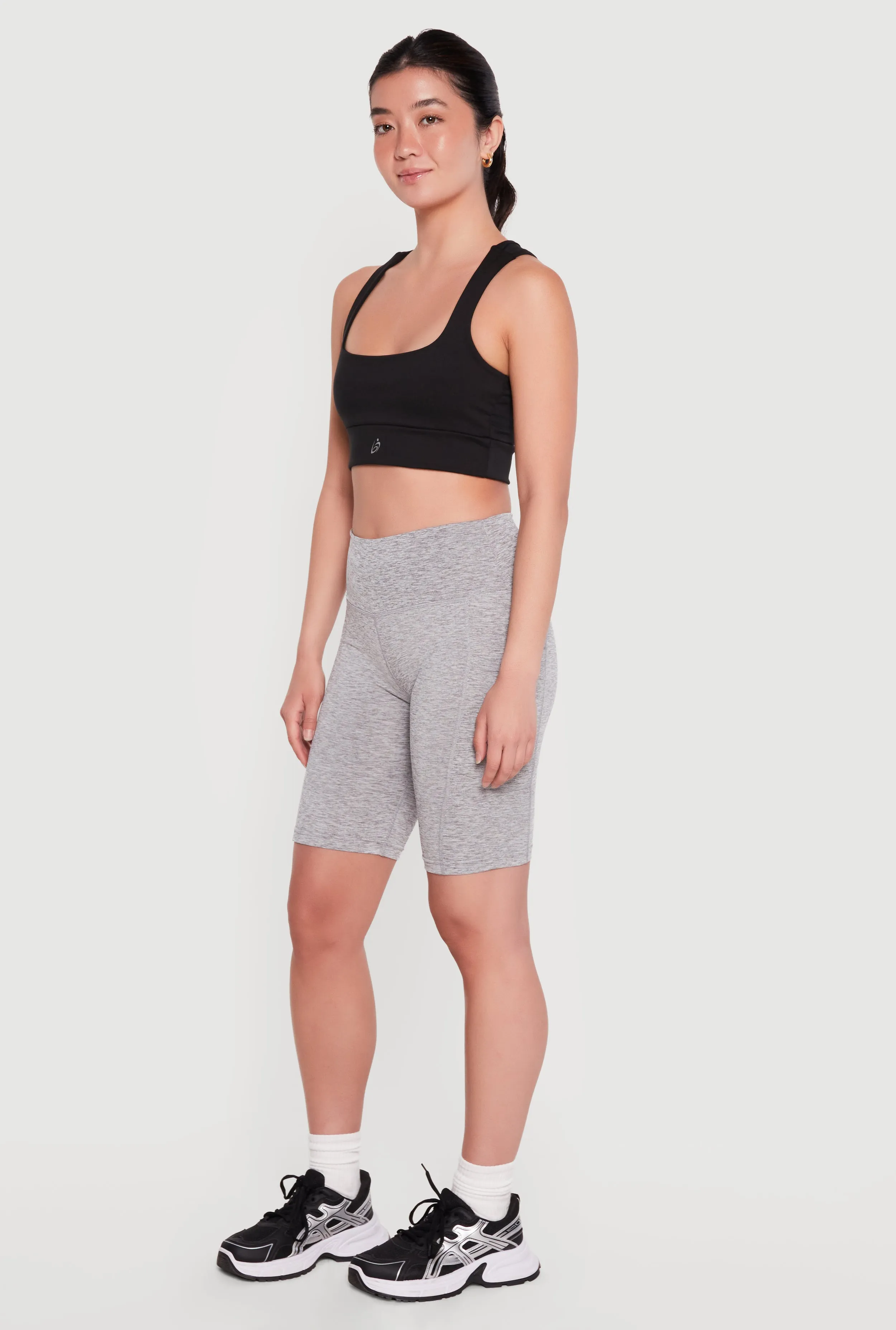 High Waist Side Pocket Bike Shorts sold by Rainbow product image thumbnail 2