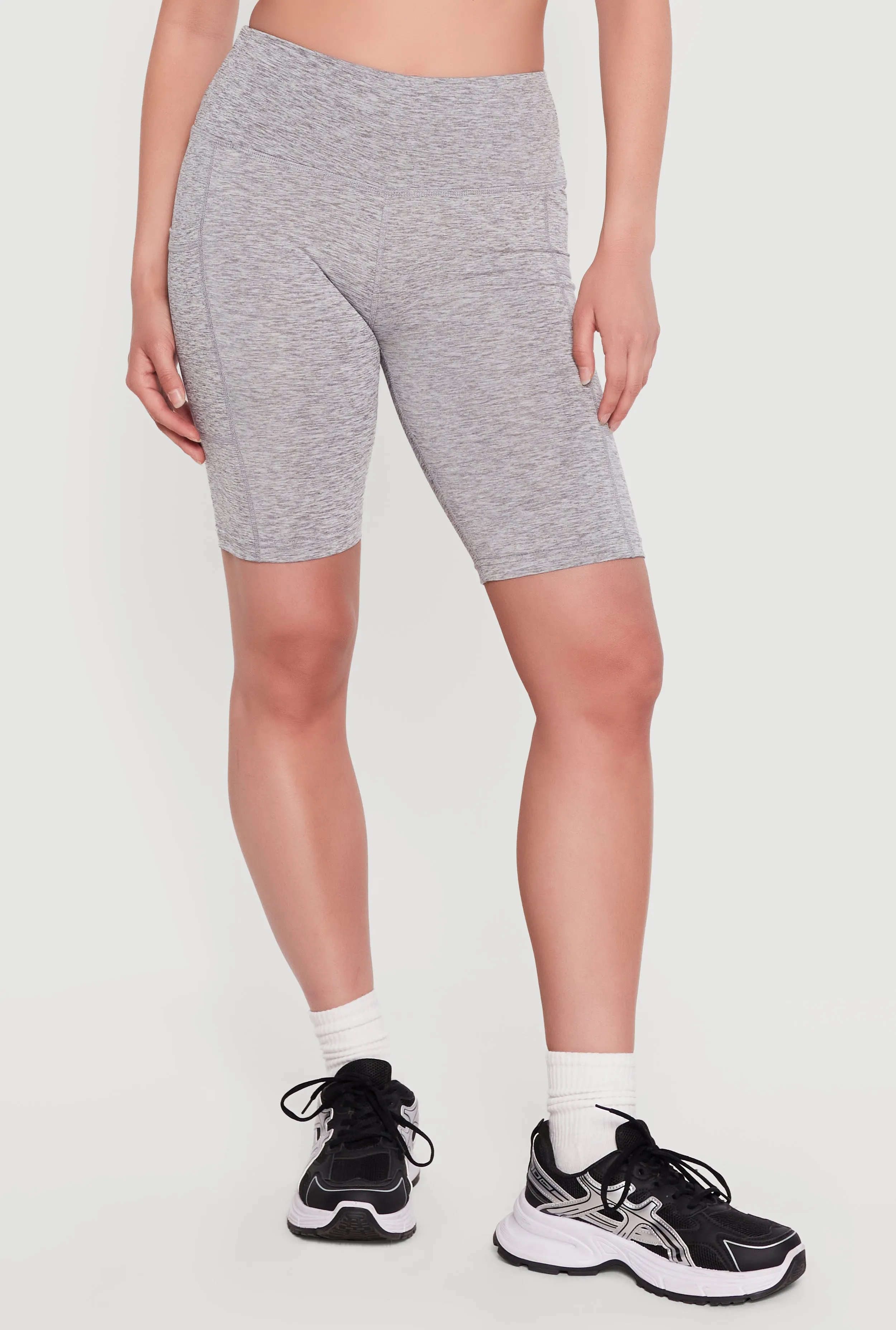 High Waist Side Pocket Bike Shorts sold by Rainbow product image thumbnail 3