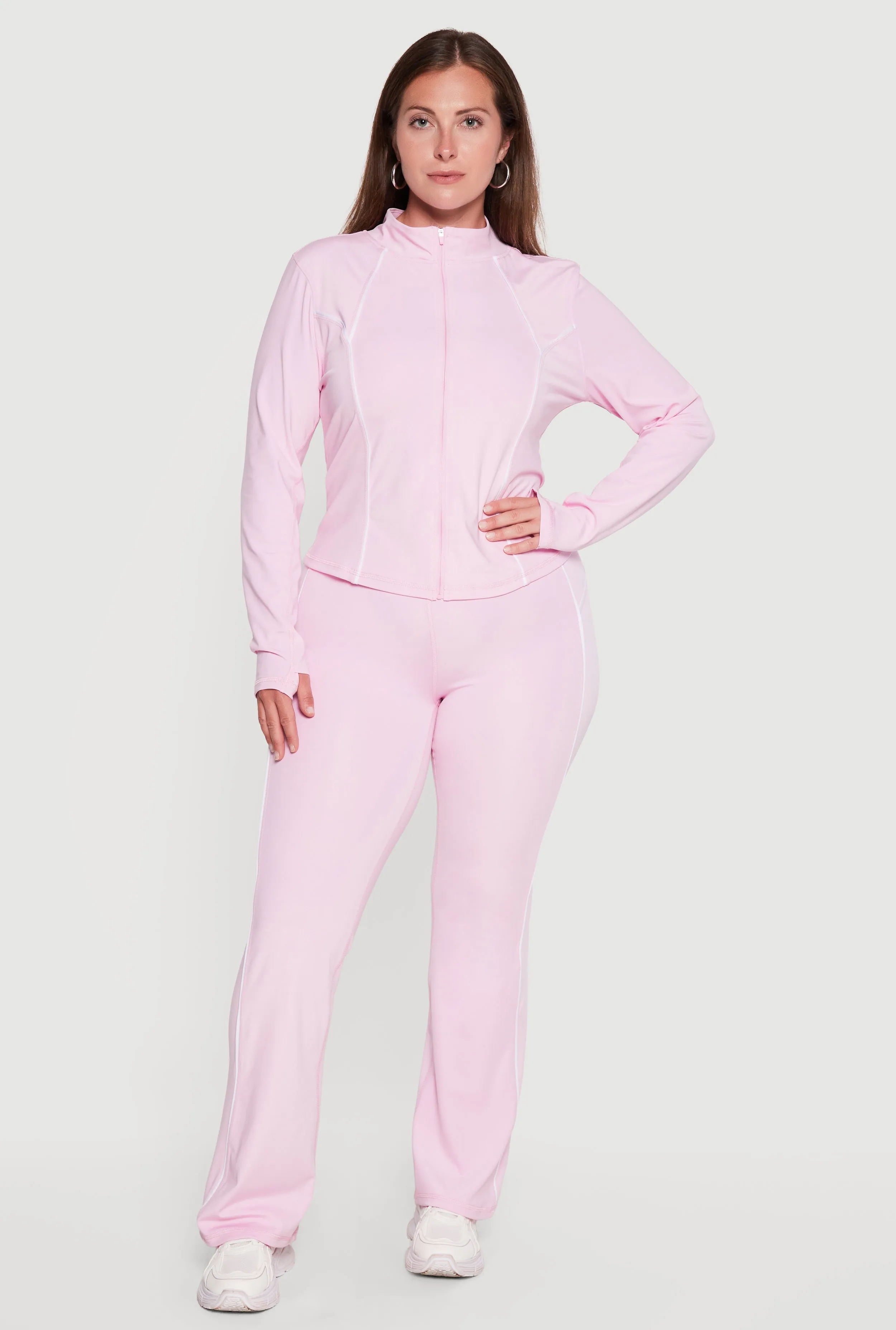 Plus Size Contrast Piping Active Pants sold by Rainbow product image thumbnail 5