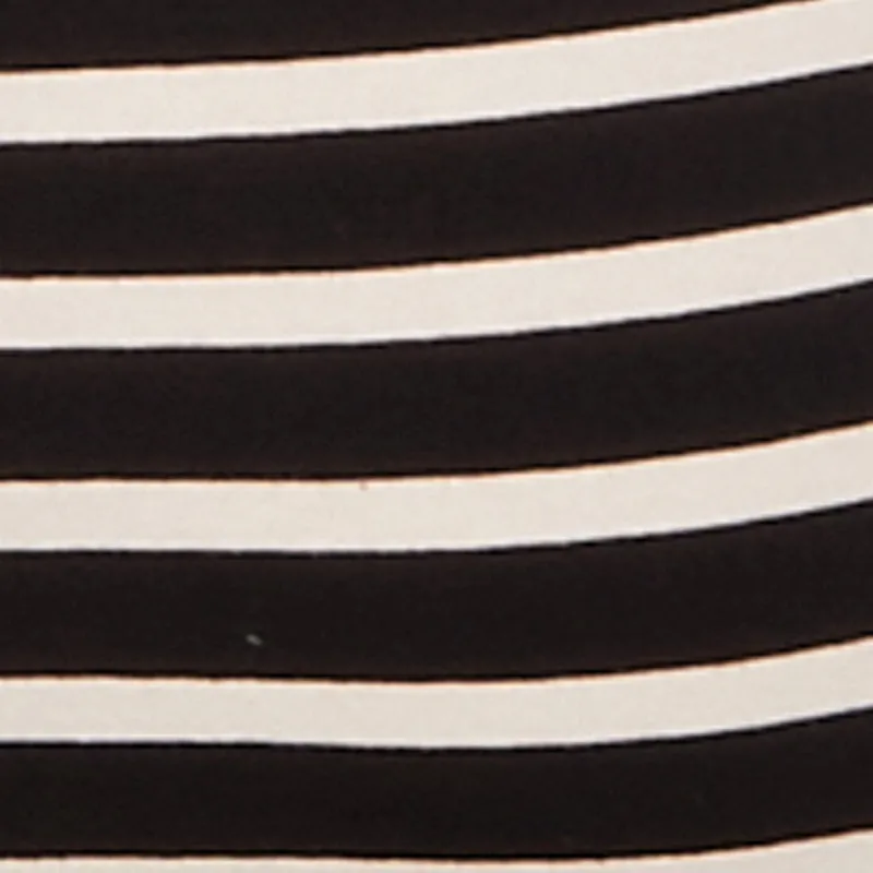 Striped Scoop Neck Back Slit Midi Dress sold by Rainbow product image thumbnail 4