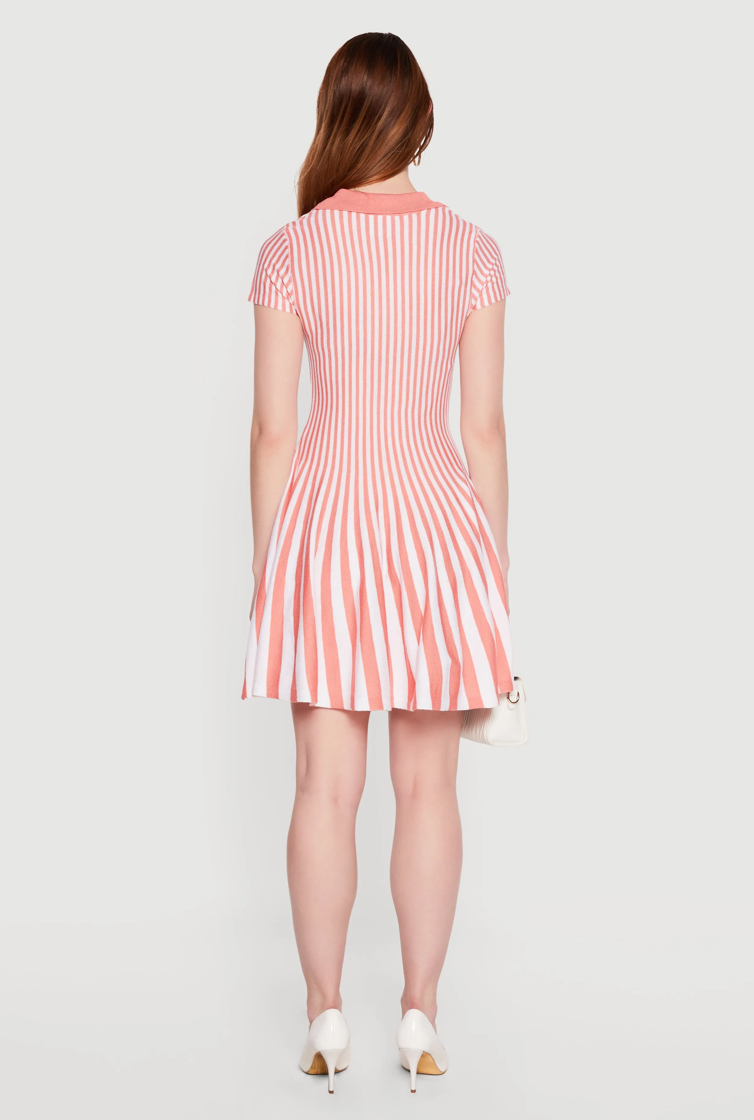 Striped Mini Polo Dress sold by Rainbow product image thumbnail 3