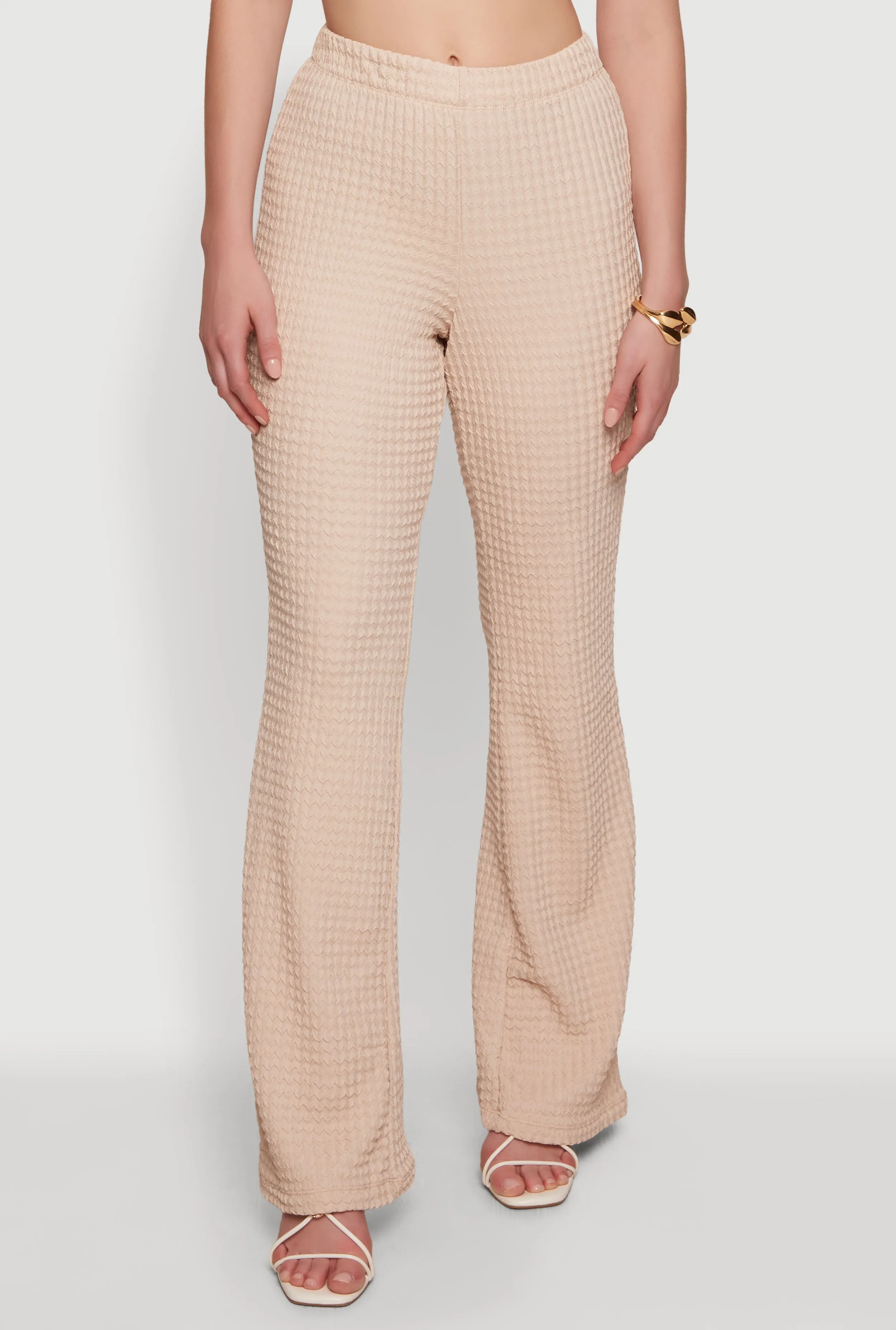 Textured Knit Straight Leg Pants sold by Rainbow product image thumbnail 3