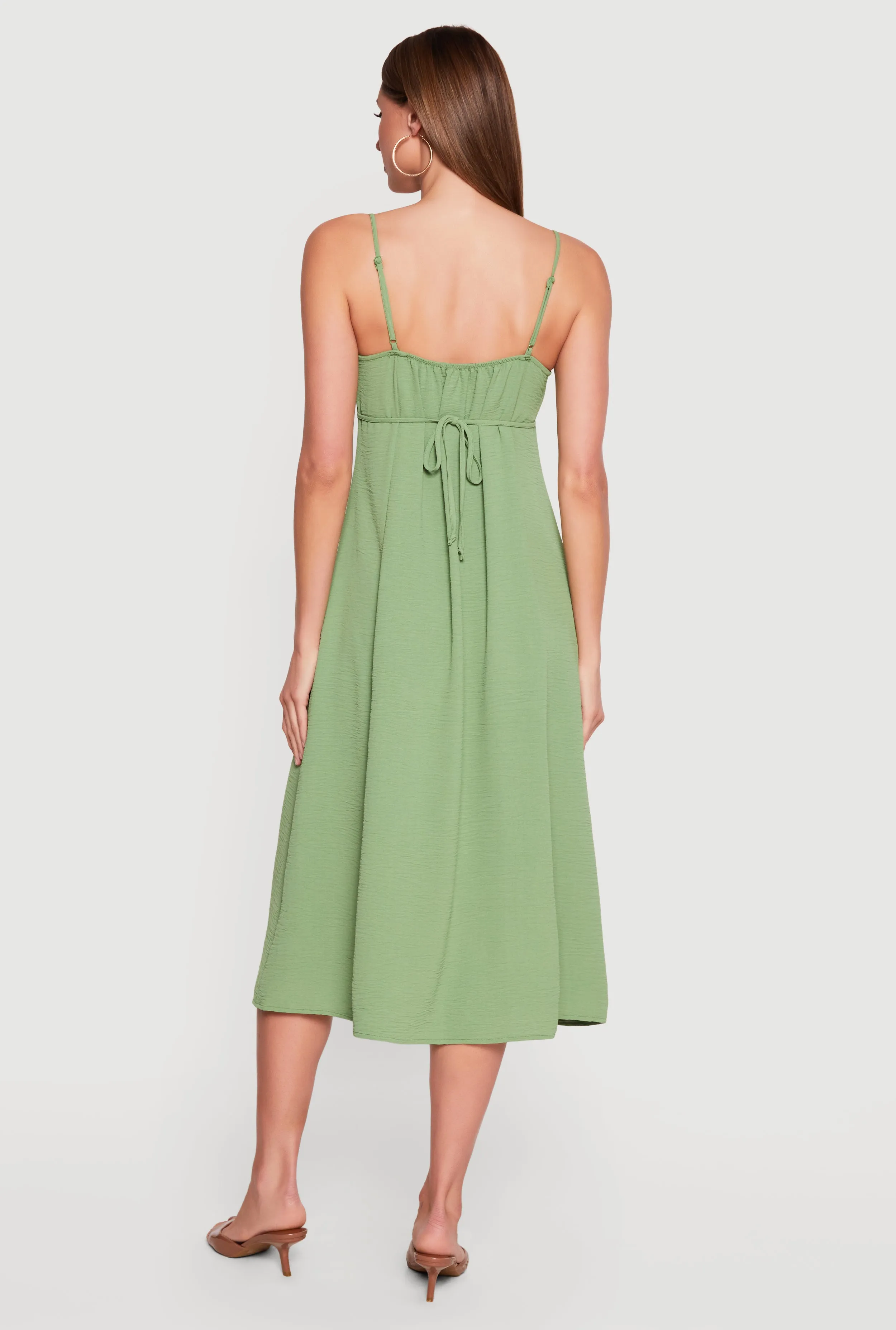 Crepe Knit Side Slit Maxi Dress sold by Rainbow product image thumbnail 3