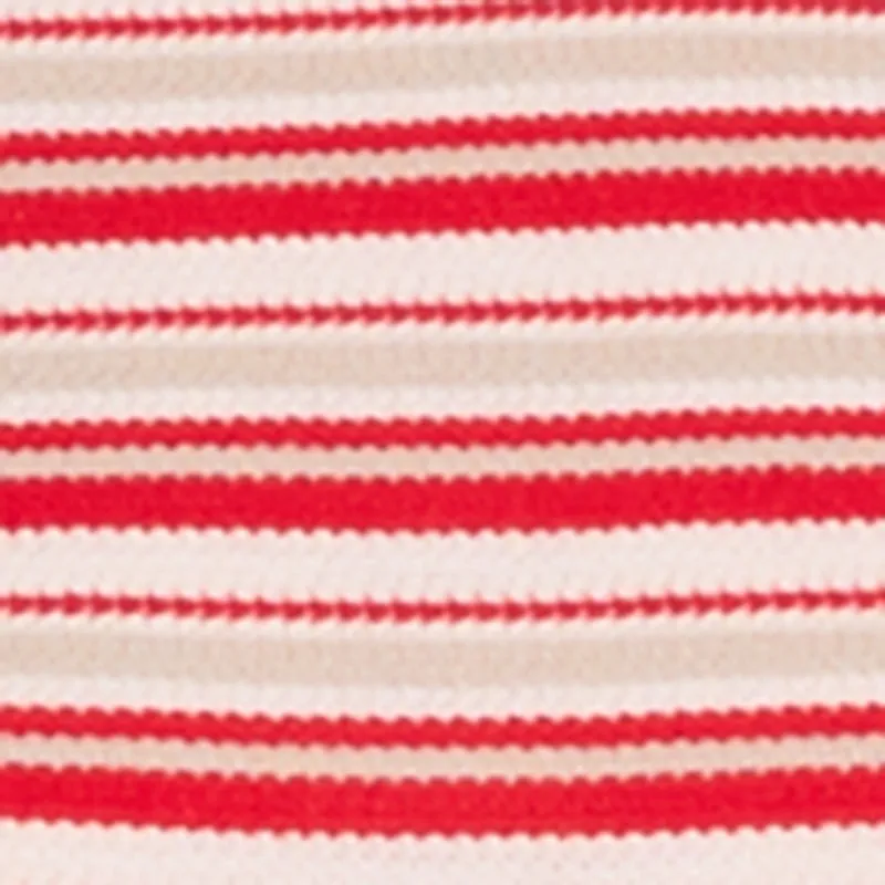 Striped Keyhole Detail Side Slit Midi Dress sold by Rainbow product image thumbnail 4