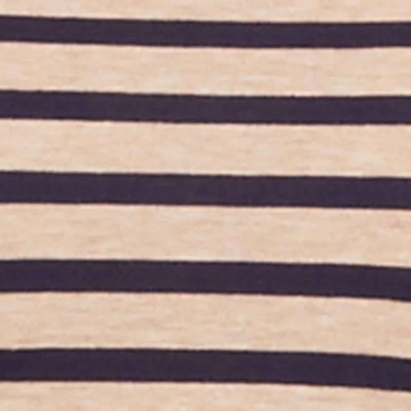 Striped Scoop Neck Back Slit Midi Dress sold by Rainbow product image thumbnail 4