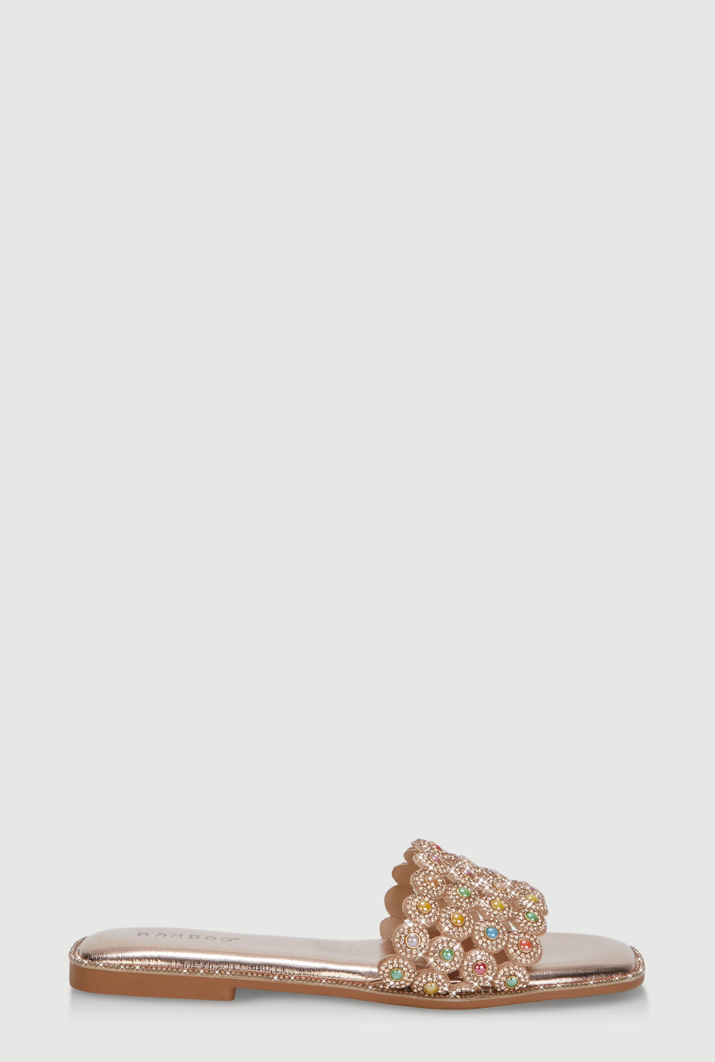 Gemstone Cutout Band Slide Sandals sold by Rainbow product image thumbnail 2
