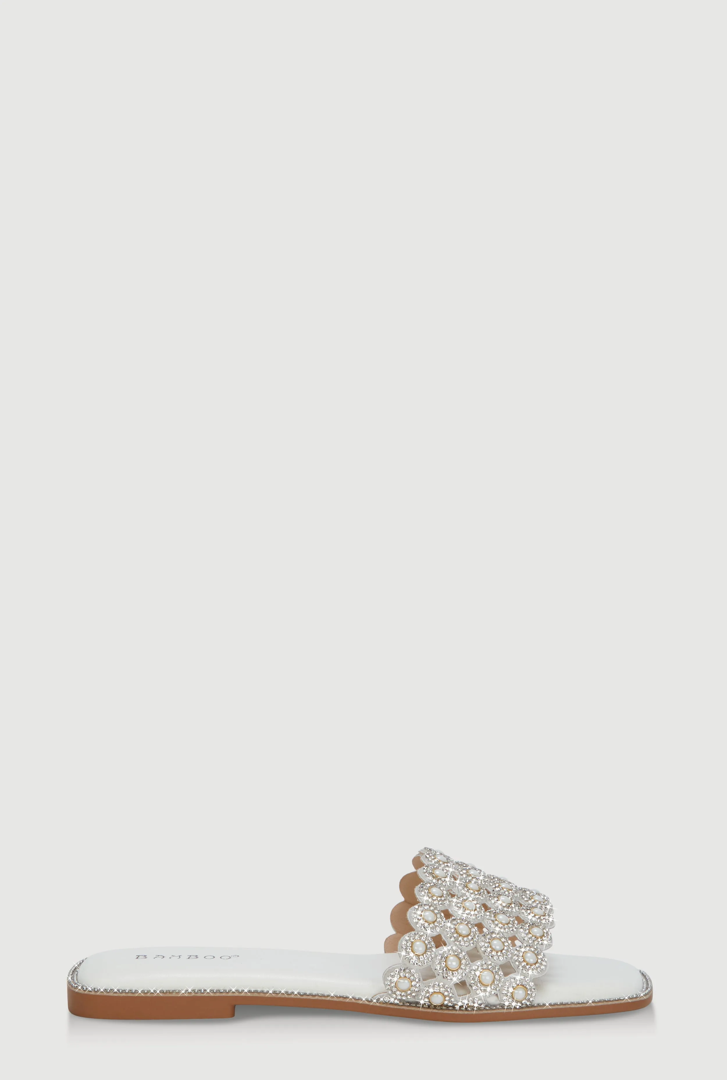 Gemstone Cutout Band Slide Sandals sold by Rainbow product image thumbnail 2