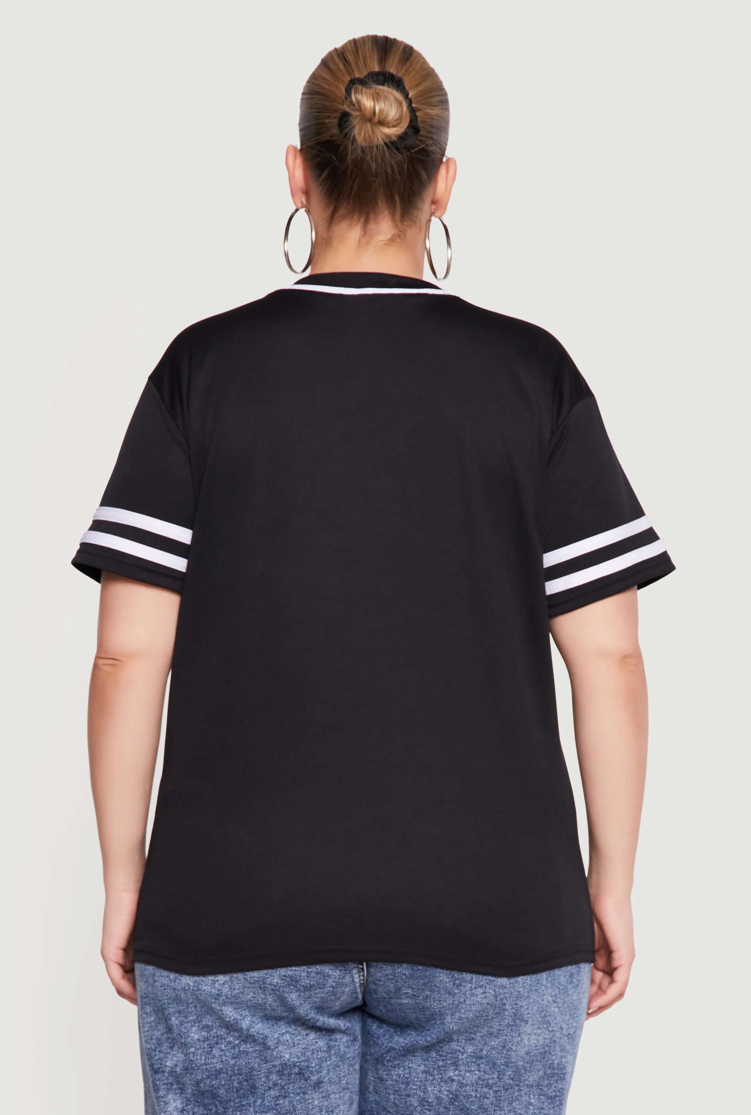 Plus Size Brooklyn Baseball Jersey sold by Rainbow product image thumbnail 5