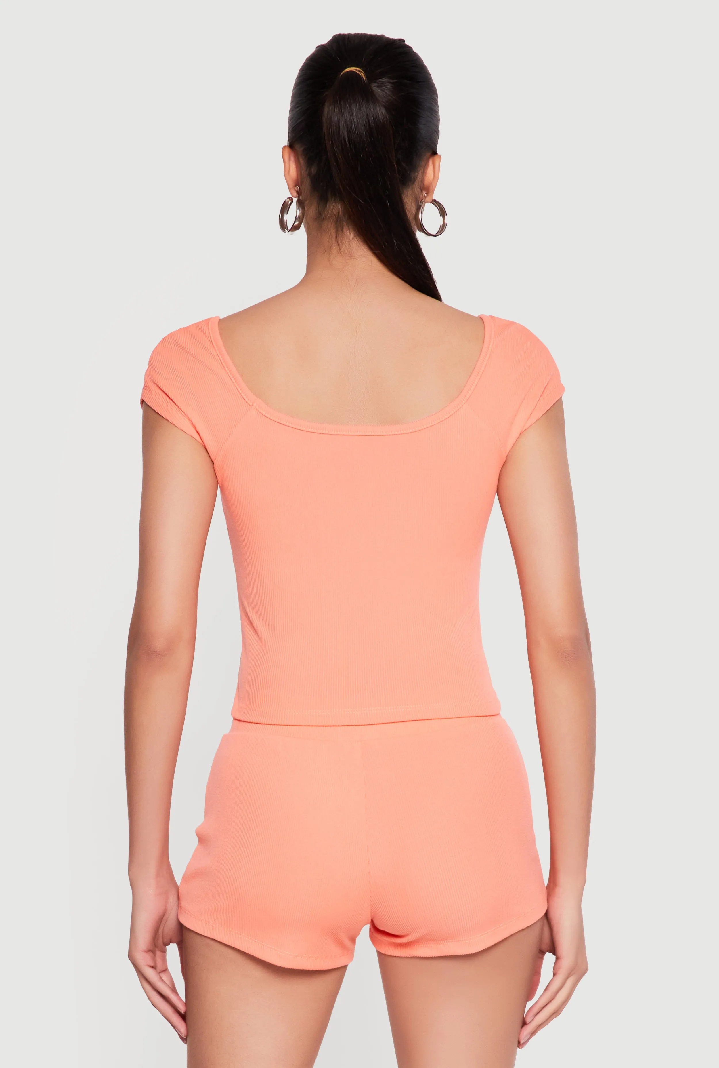 3 New York Graphic V Neck Crop Top sold by Rainbow product image thumbnail 5