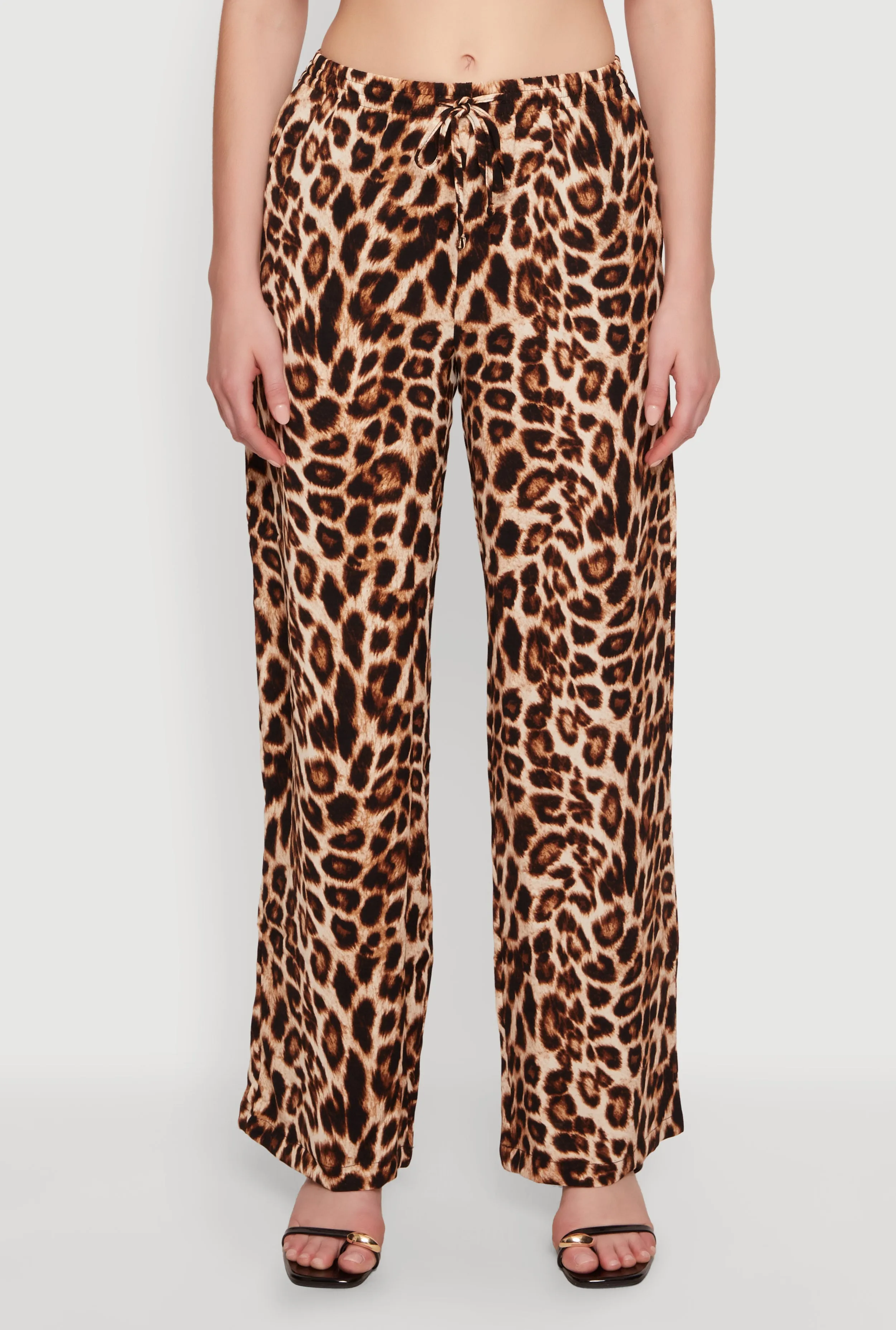 Leopard Print Wide Leg Pants sold by Rainbow product image thumbnail 3