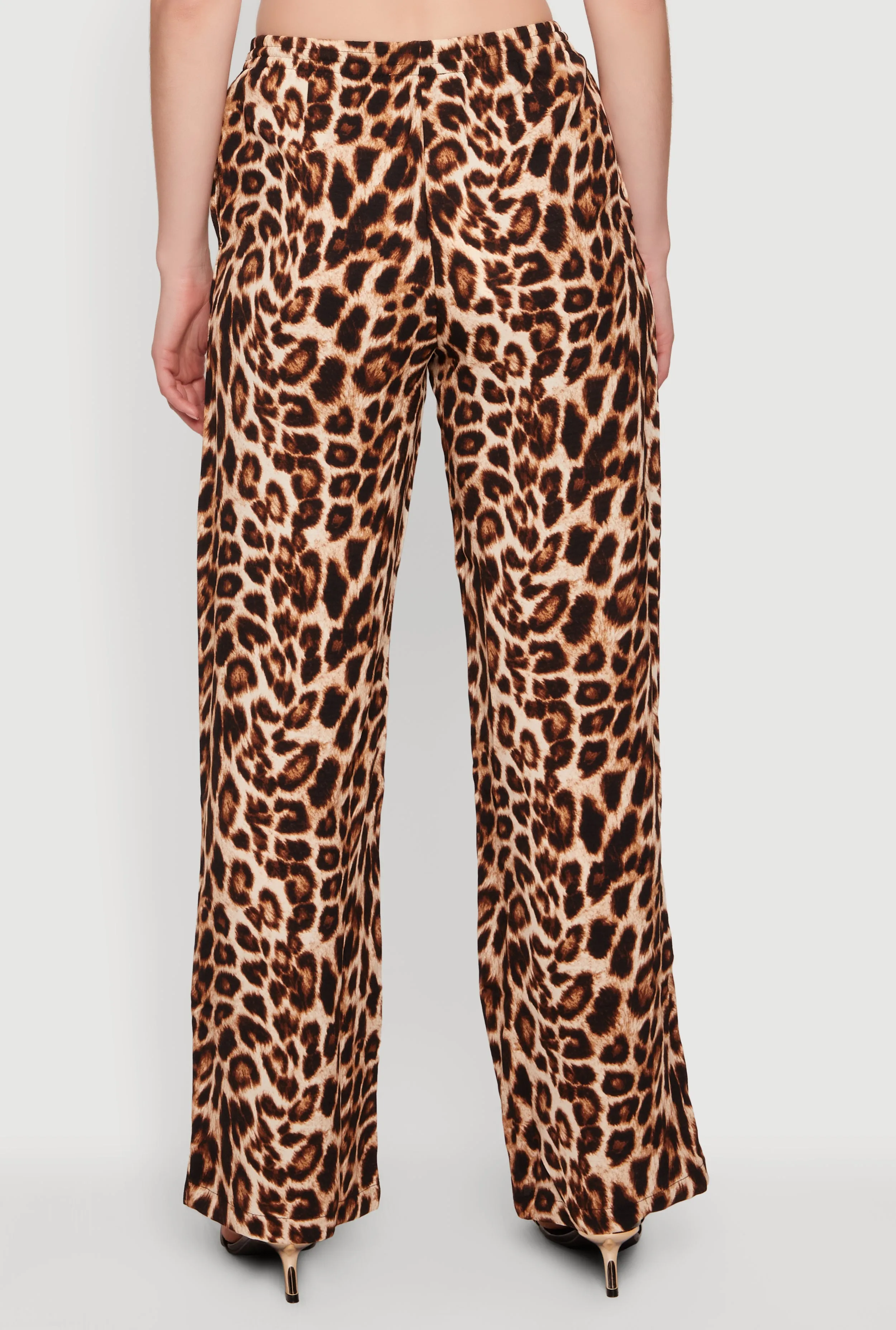 Leopard Print Wide Leg Pants sold by Rainbow product image thumbnail 5
