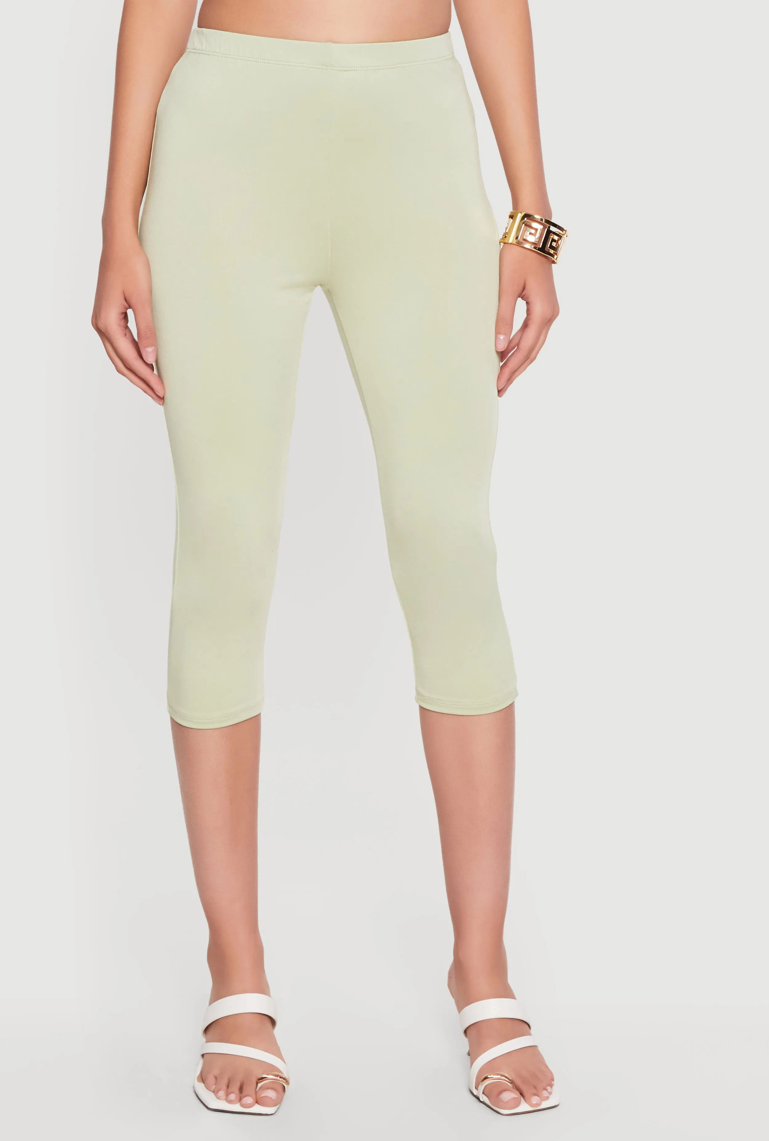 High Waisted Capri Leggings sold by Rainbow product image thumbnail 3