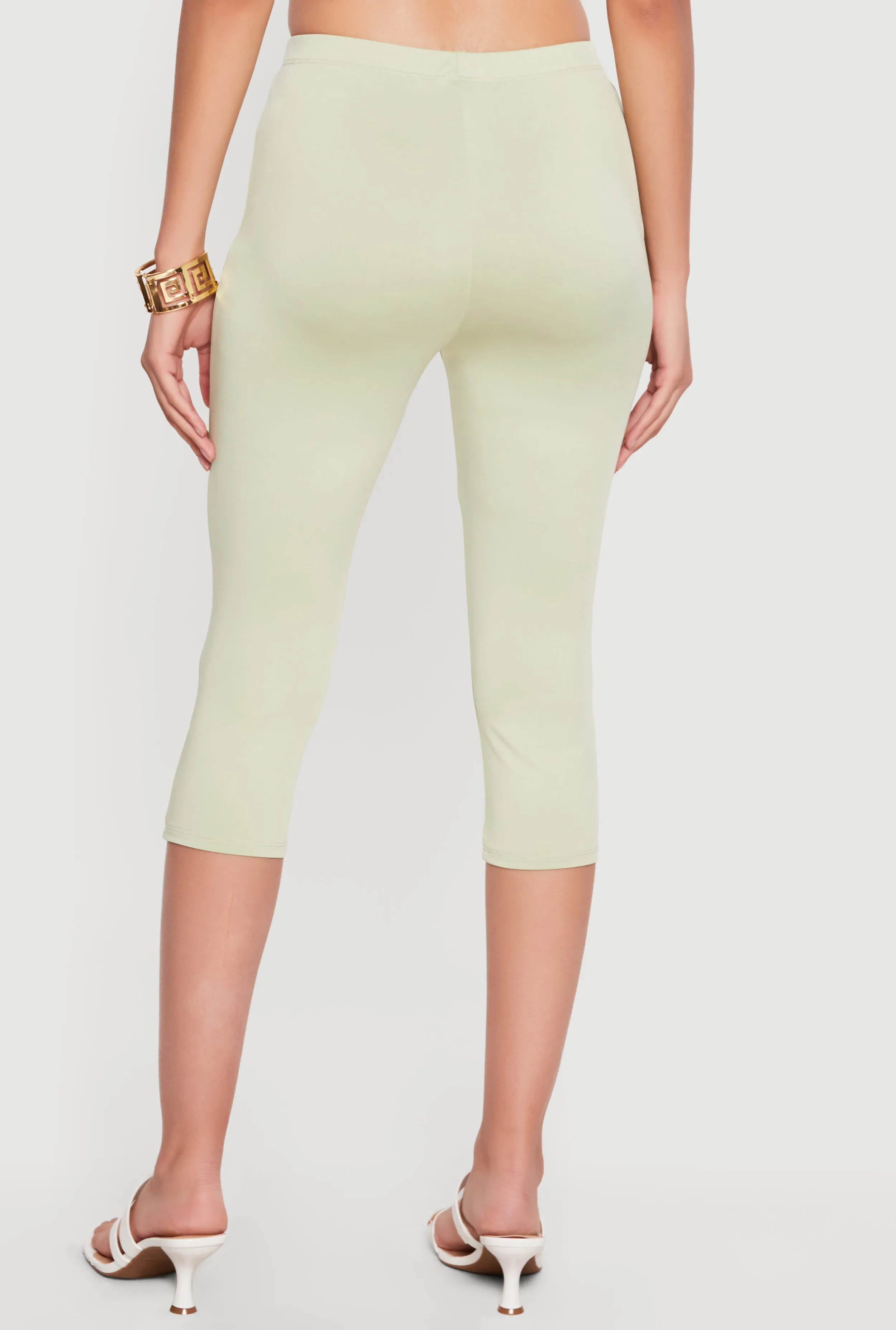 High Waisted Capri Leggings sold by Rainbow product image thumbnail 5