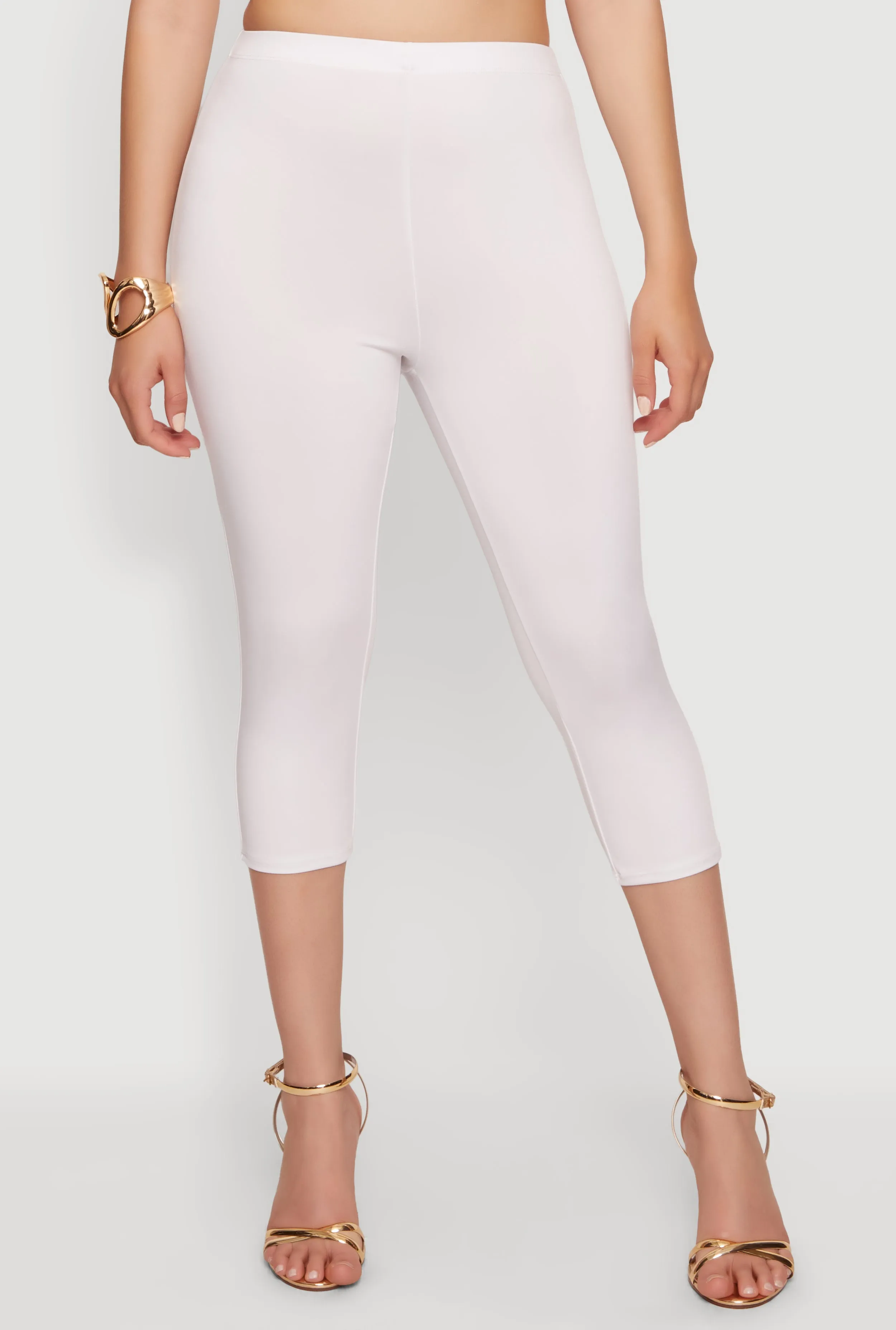 High Waisted Capri Leggings sold by Rainbow product image thumbnail 3