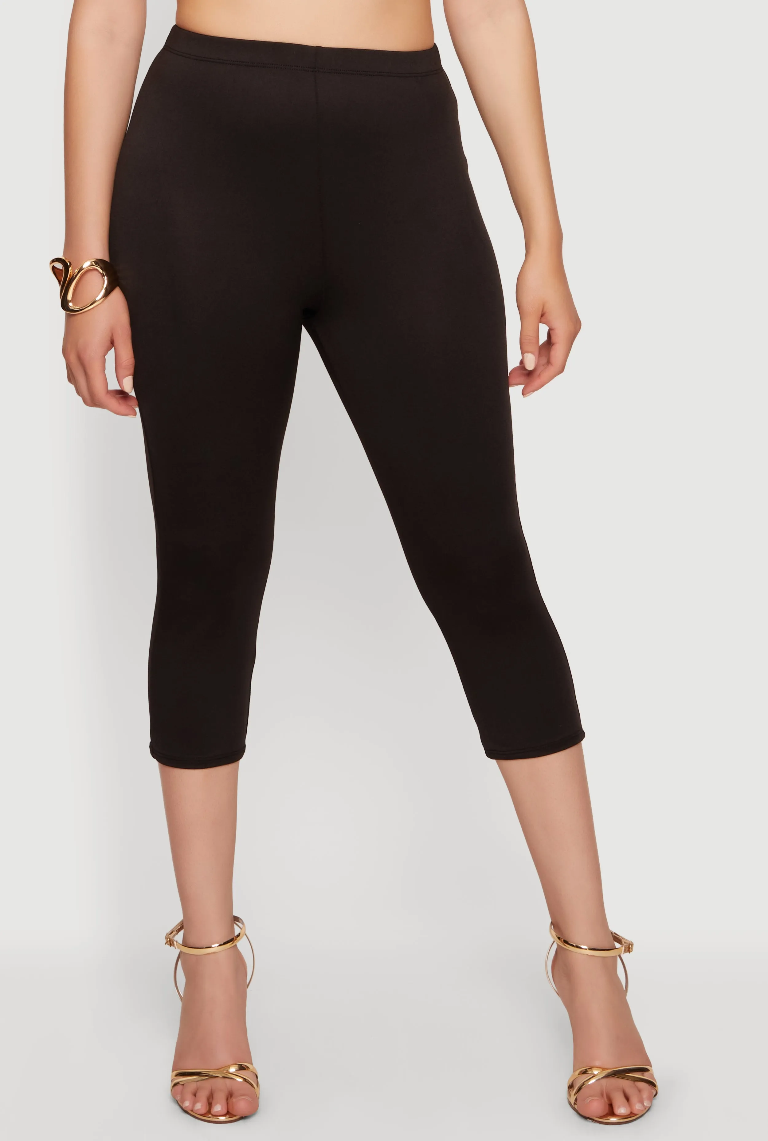 High Waisted Capri Leggings sold by Rainbow product image thumbnail 3