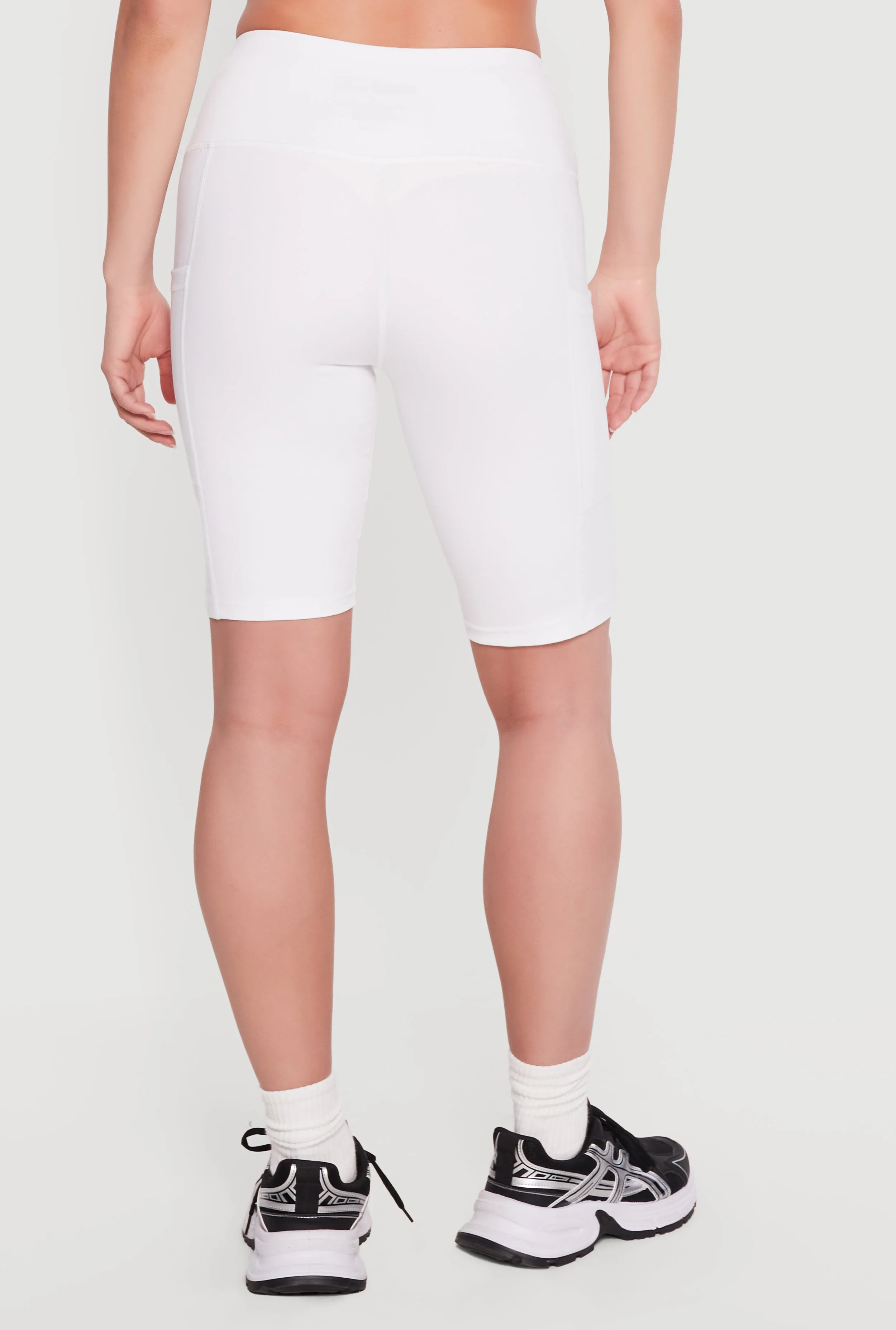 High Waist Side Pocket Bike Shorts sold by Rainbow product image thumbnail 5