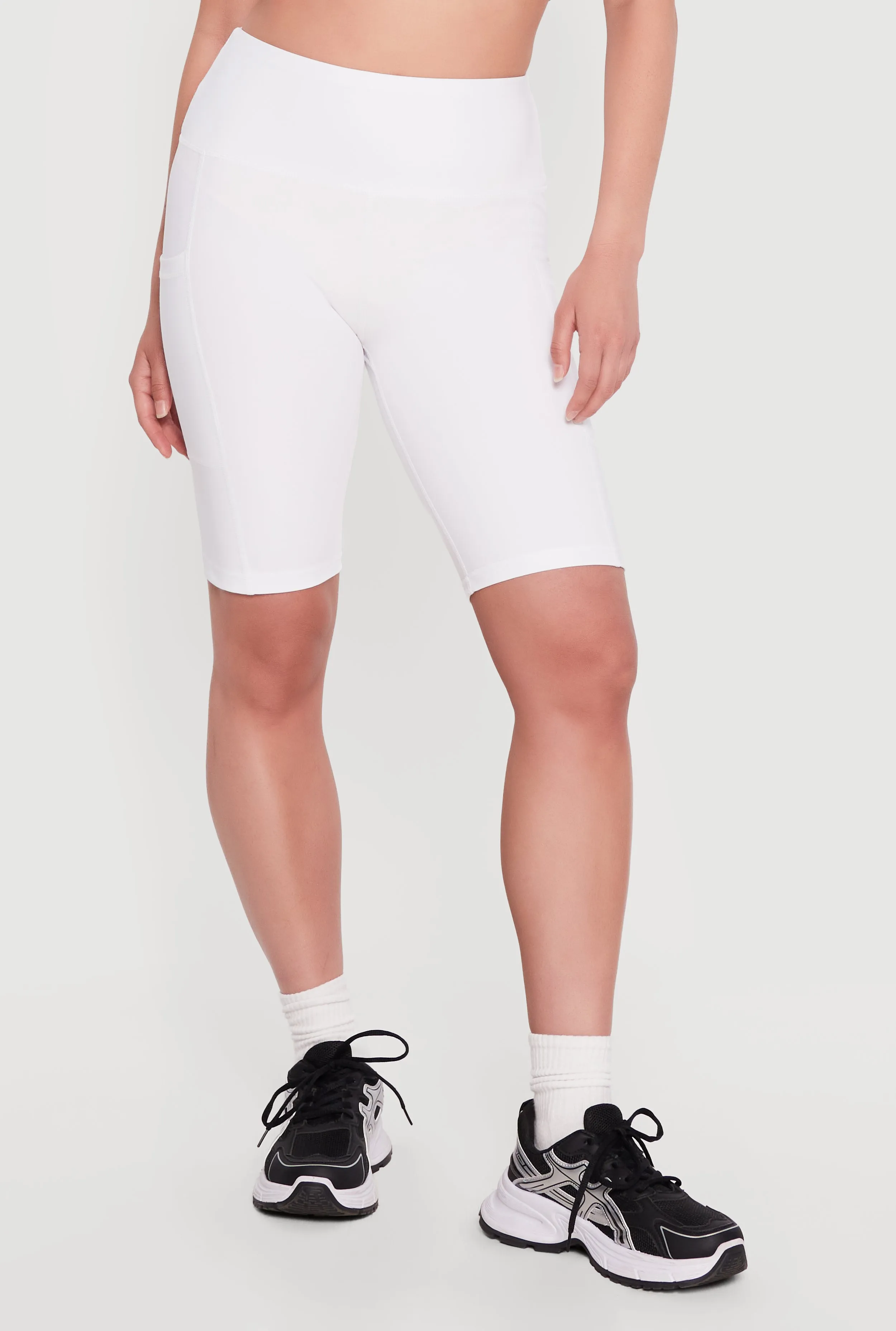 High Waist Side Pocket Bike Shorts sold by Rainbow product image thumbnail 3