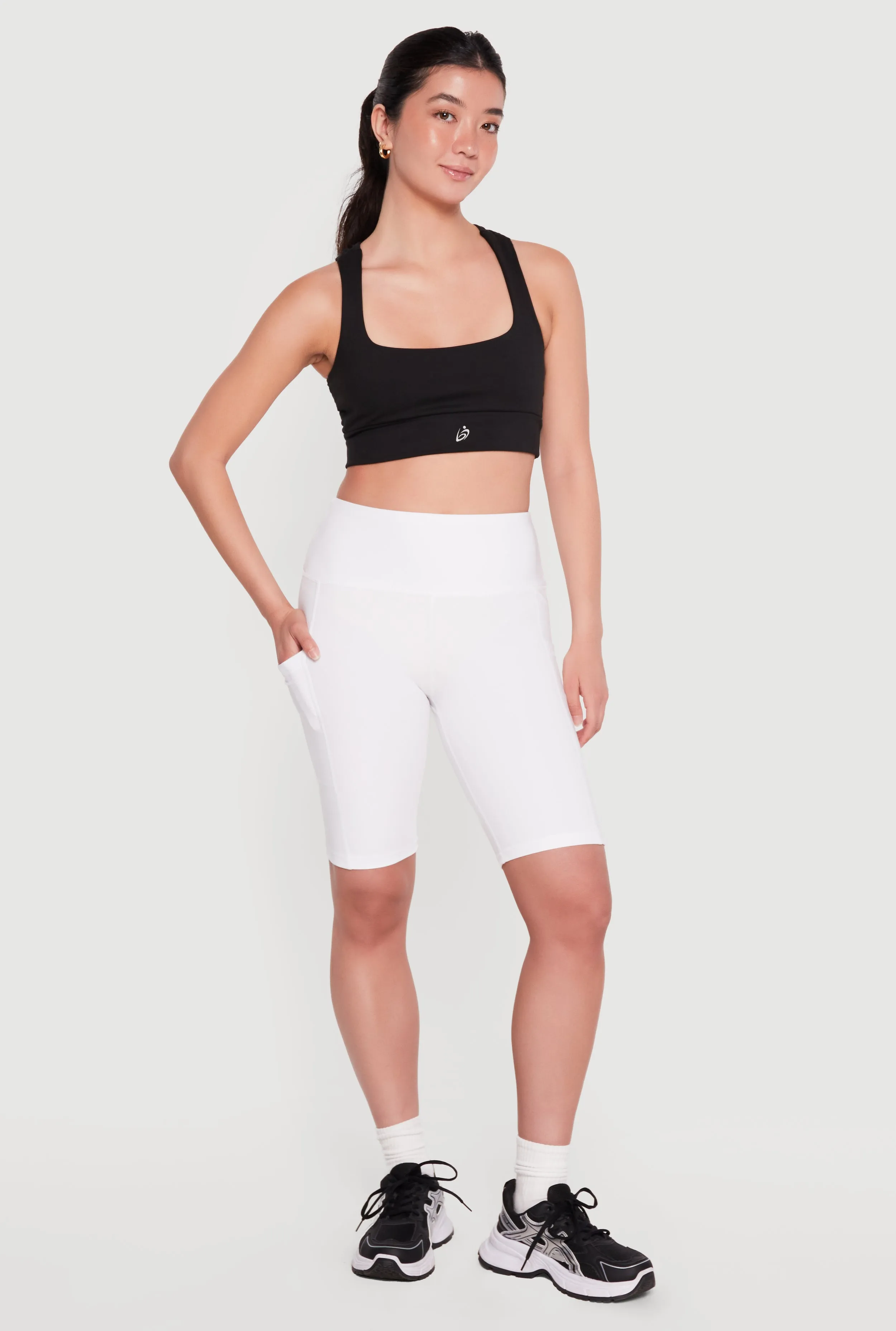 High Waist Side Pocket Bike Shorts sold by Rainbow