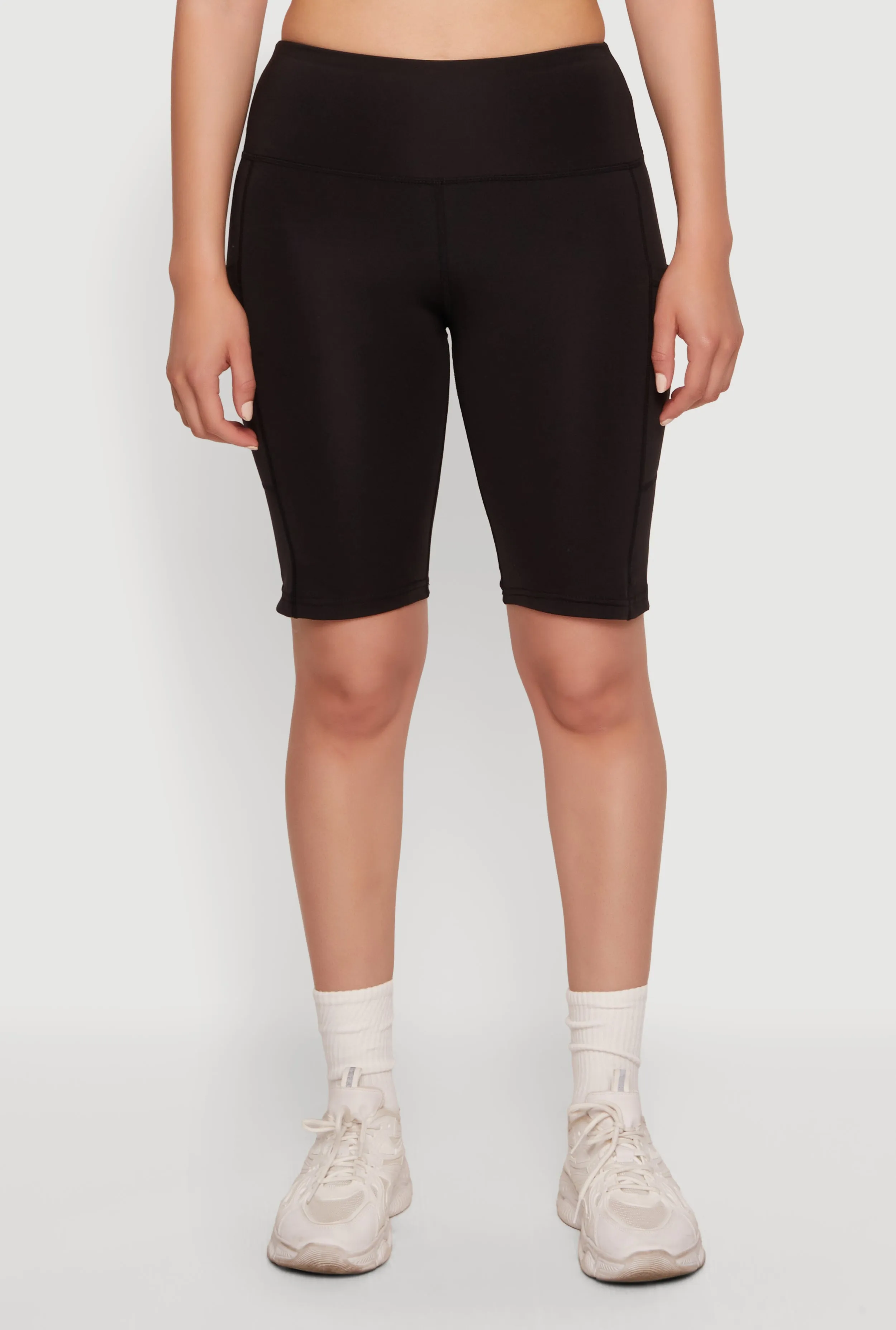 High Waist Side Pocket Bike Shorts sold by Rainbow product image thumbnail 3