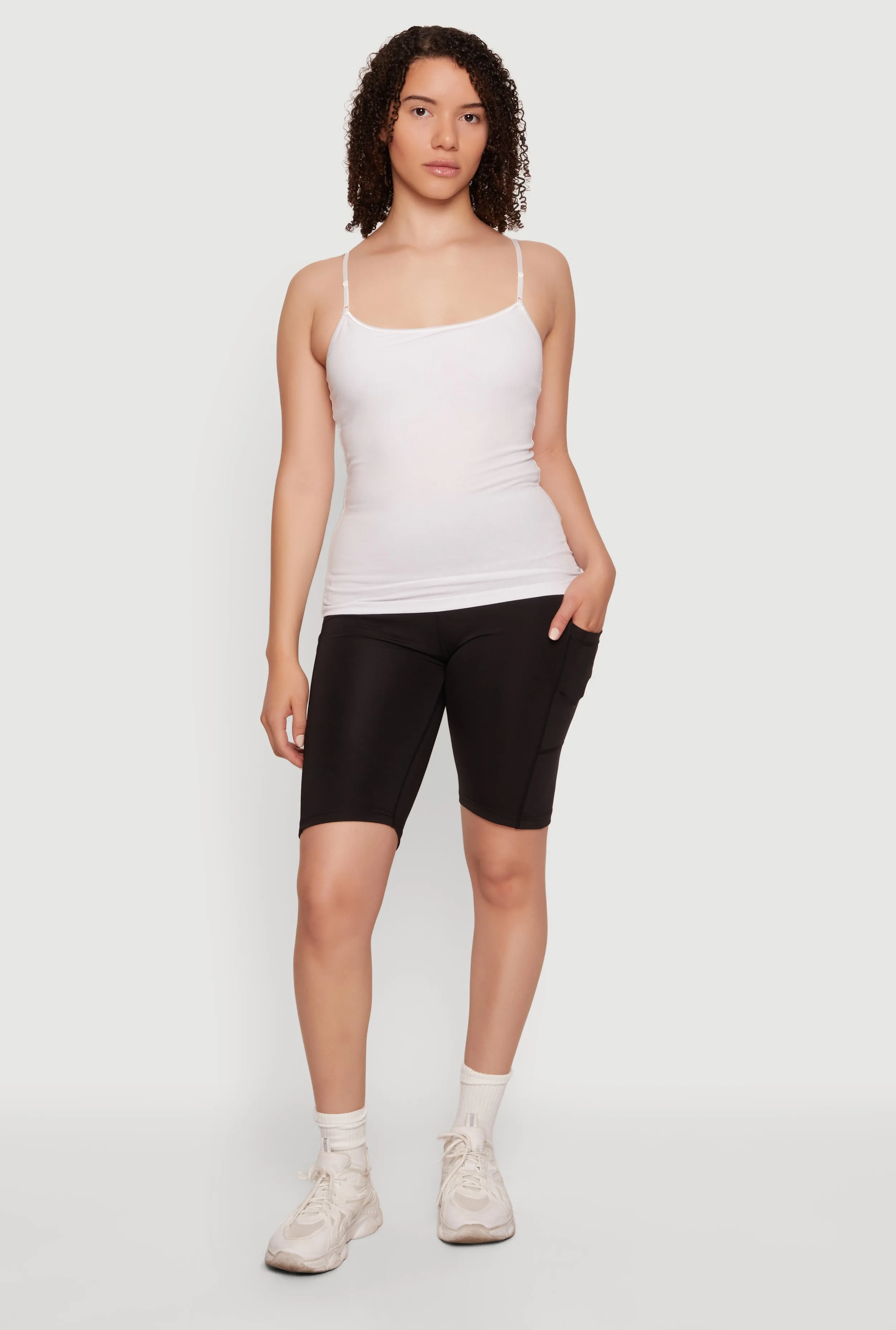 High Waist Side Pocket Bike Shorts sold by Rainbow