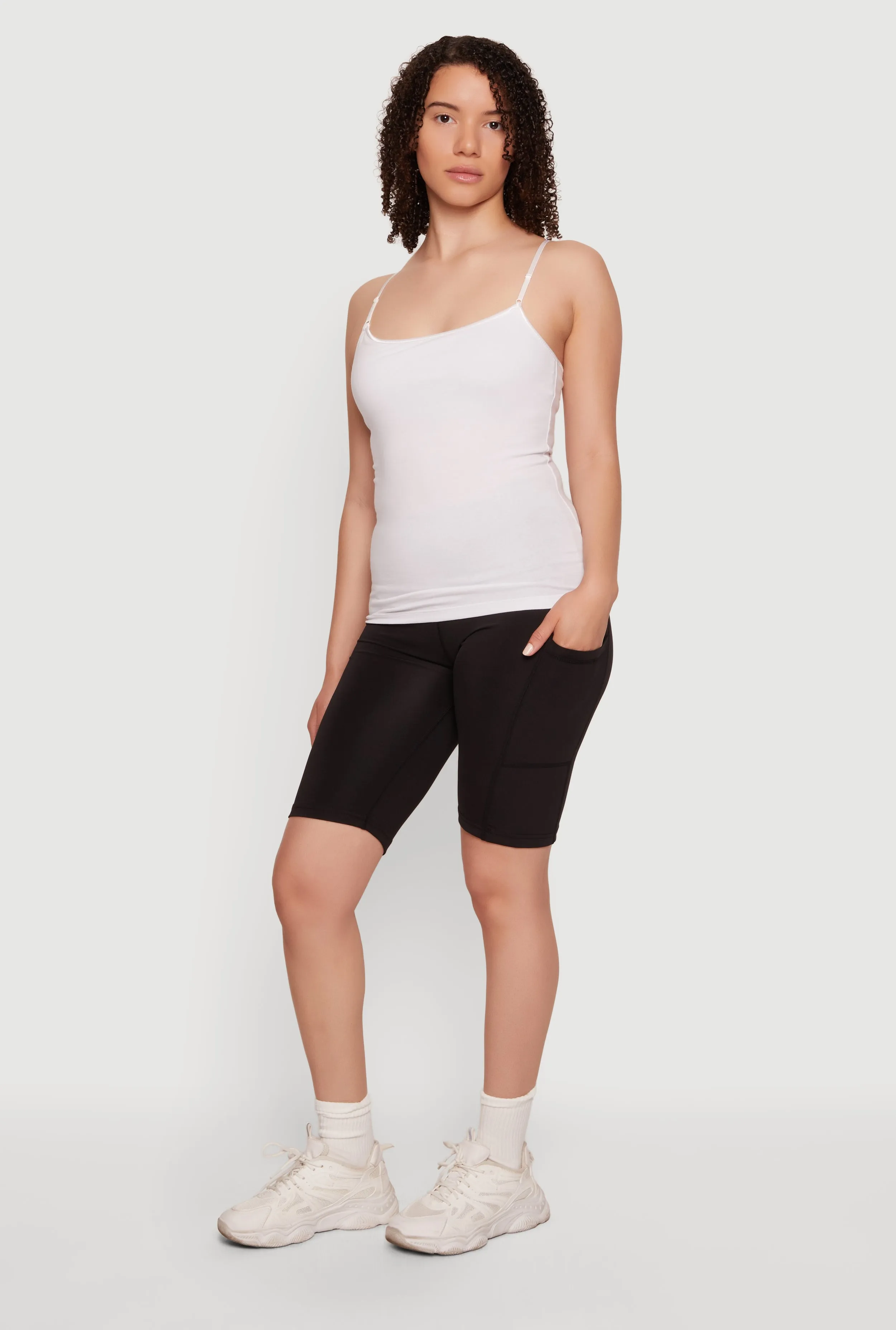 High Waist Side Pocket Bike Shorts sold by Rainbow product image thumbnail 2