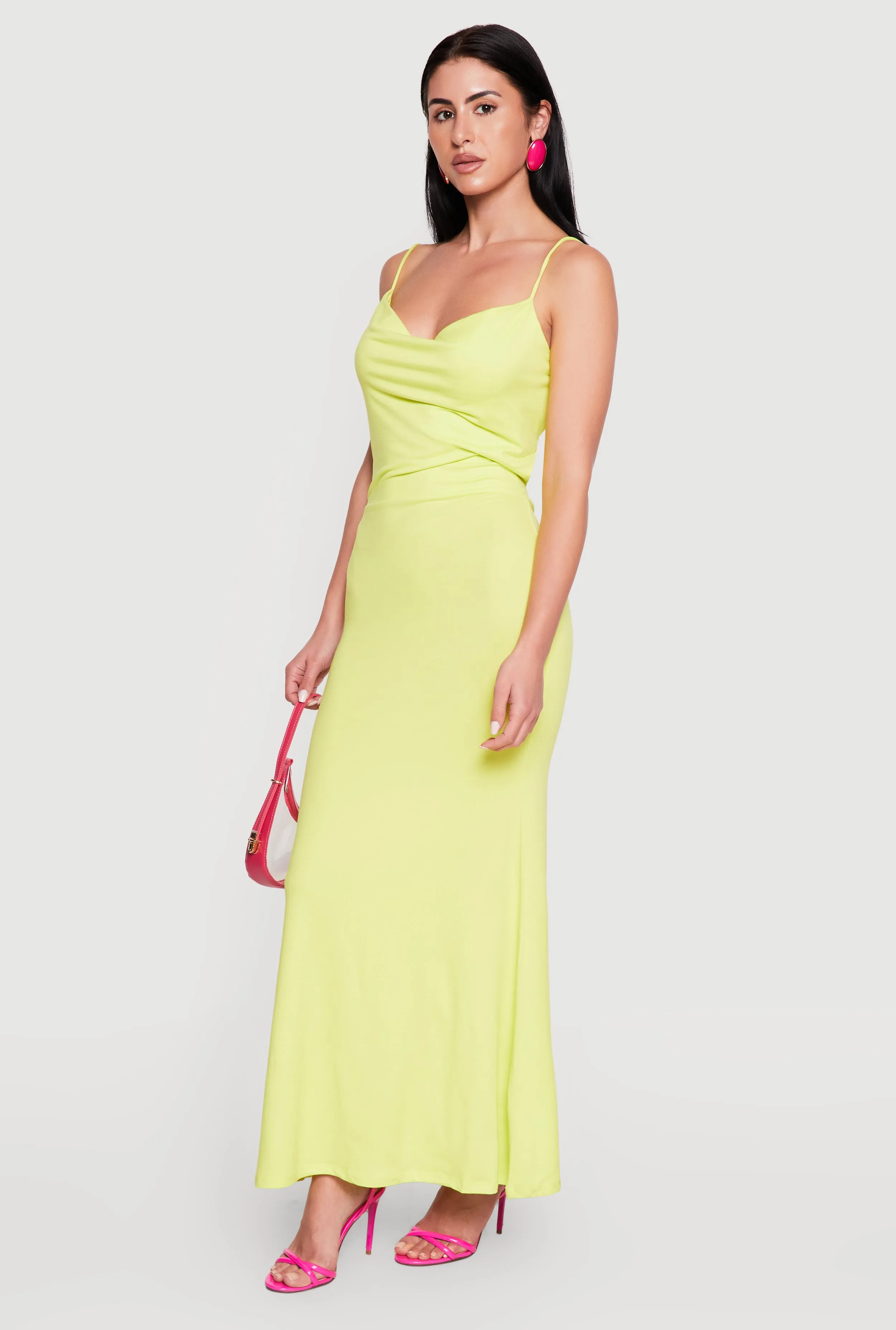 Cowl Neck Open Back Mermaid Dress sold by Rainbow product image thumbnail 2
