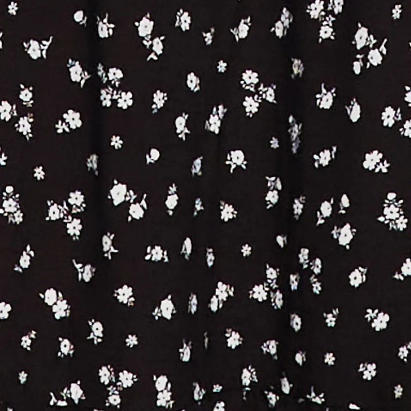 Ditsy Floral High Waisted Tiered Maxi Skirt sold by Rainbow product image thumbnail 4