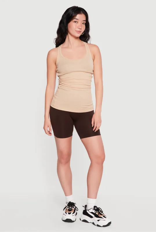 High Waist Seamless Bike Shorts made by Rainbow