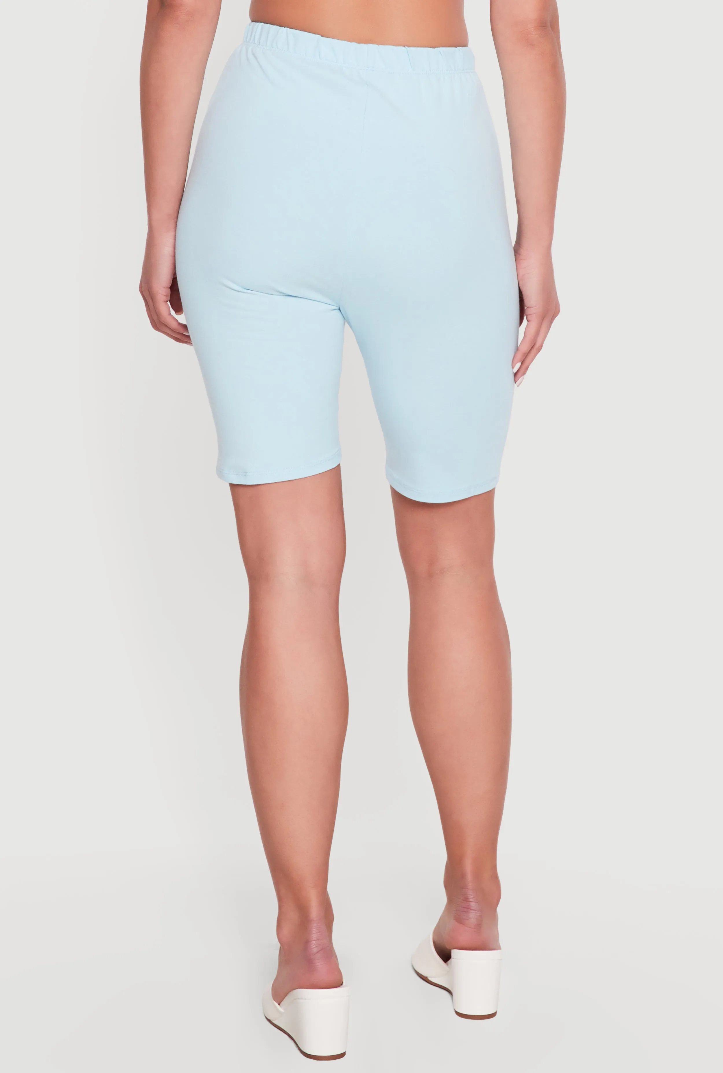 Laser Cut High Waisted Biker Shorts sold by Rainbow product image thumbnail 5