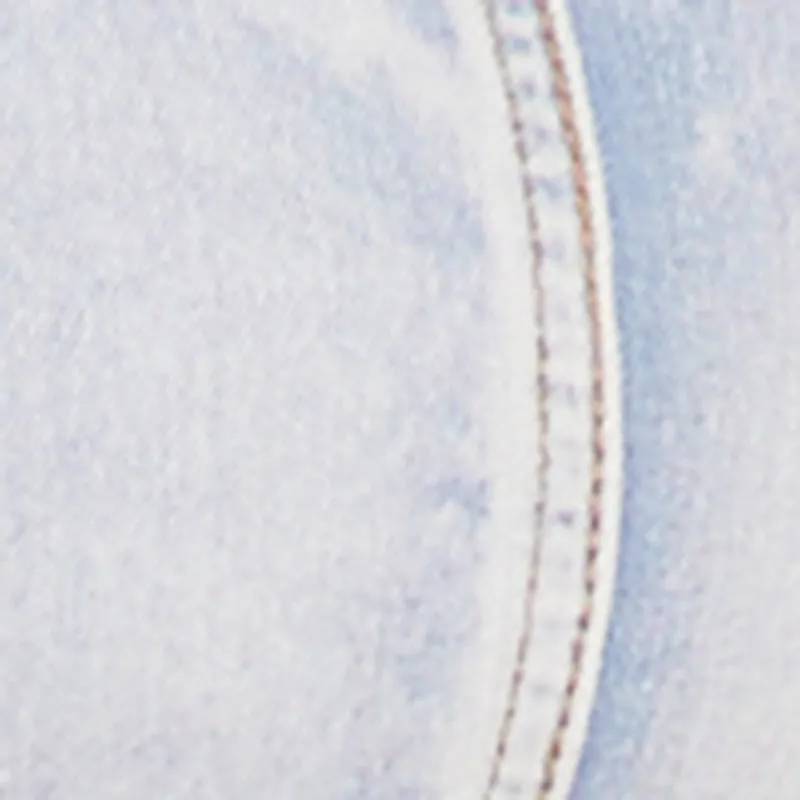 Plus Size Denim Strapless Romper with Tiered Frayed Hem sold by Rainbow product image thumbnail 4