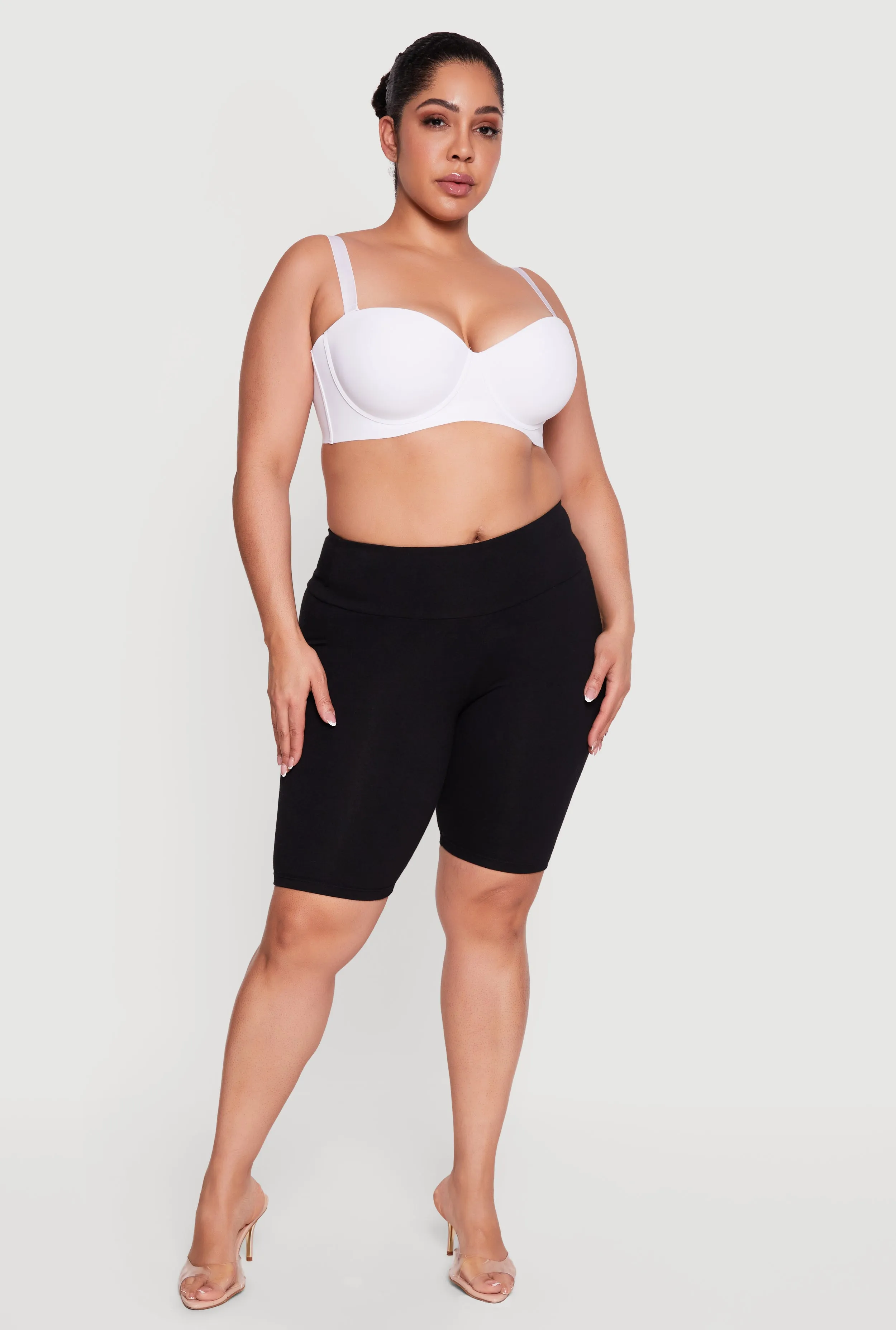 Plus Size Seamless Laser Cut Convertible Balconette Bra sold by Rainbow product image thumbnail 2