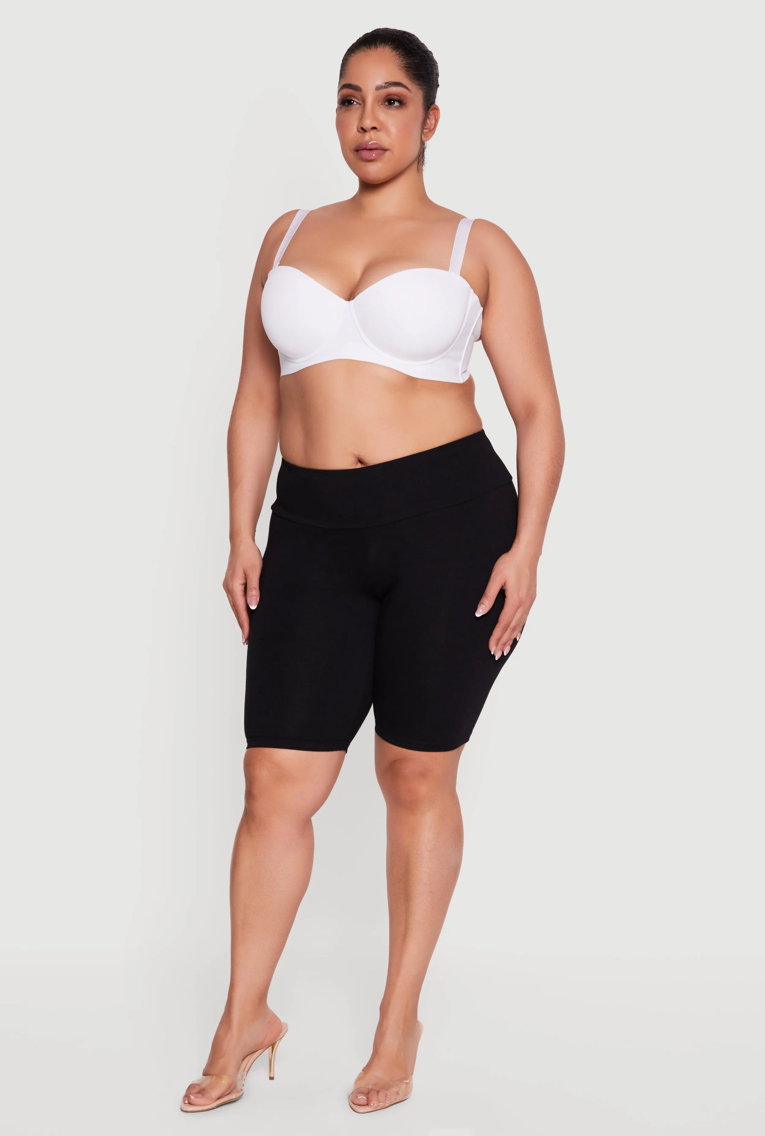Plus Size Seamless Laser Cut Convertible Balconette Bra sold by Rainbow product image thumbnail 3