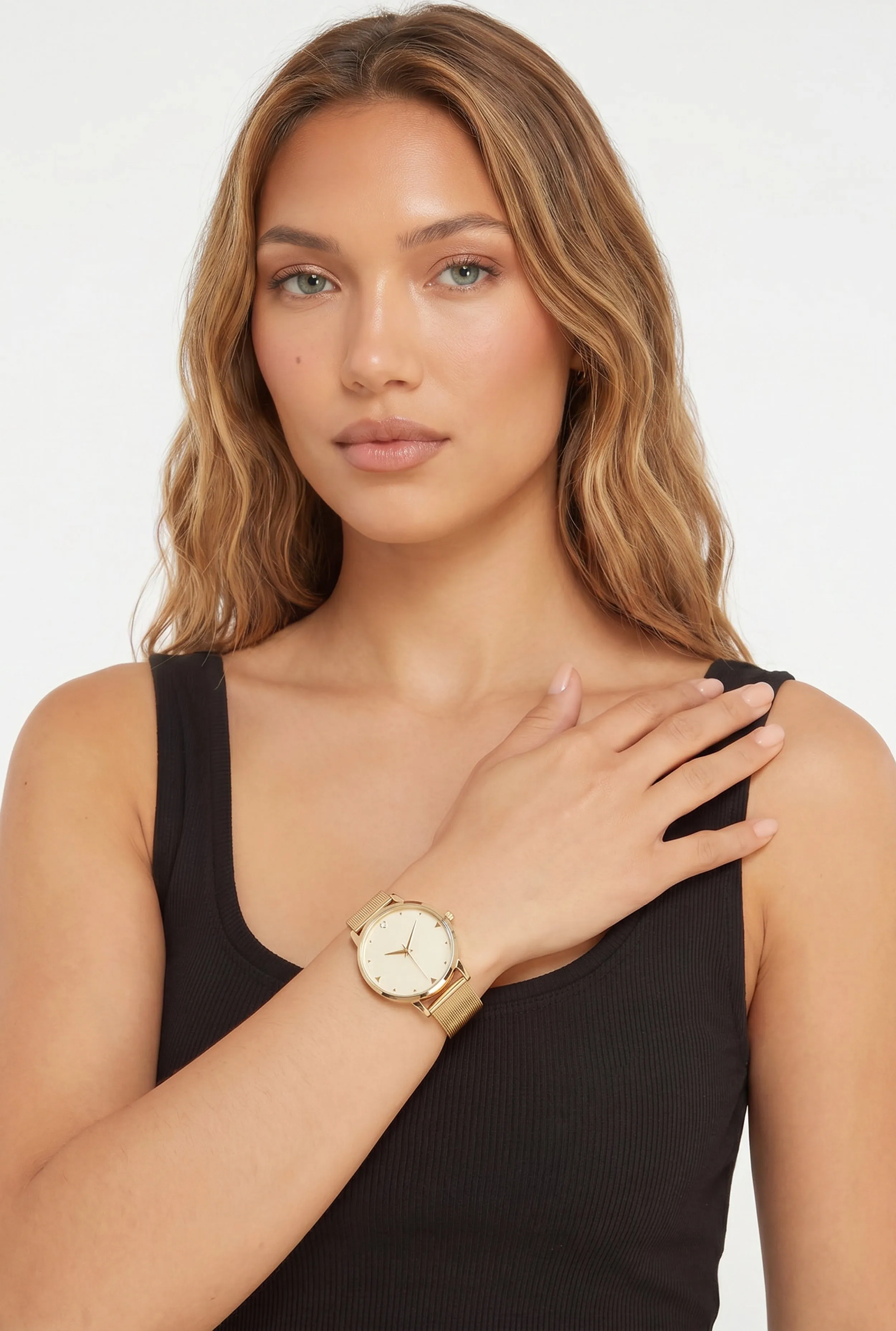 Stainless Steel Metallic Analog Watch sold by Rainbow product image thumbnail 2