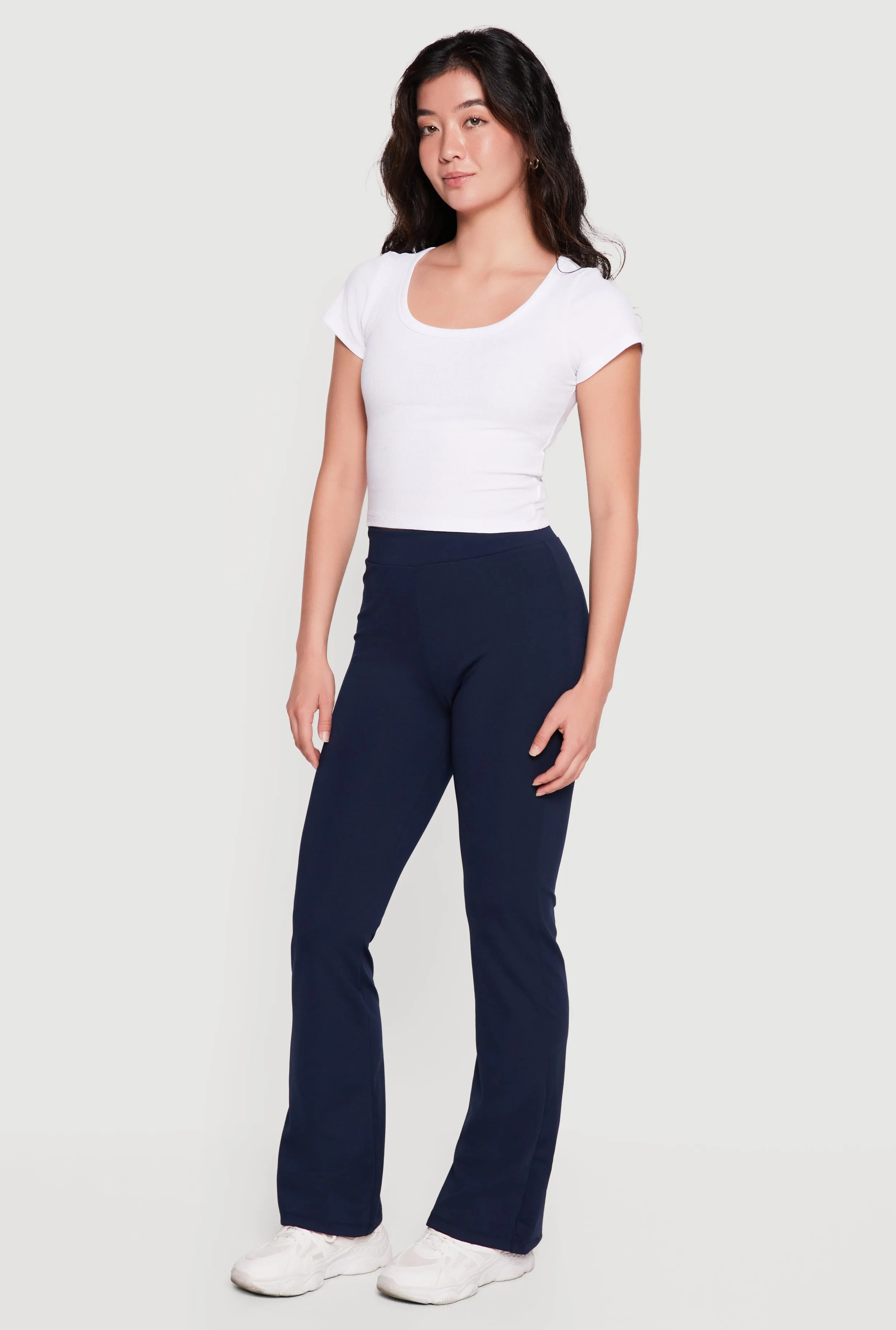 High Waisted Boot Cut Pull On Pants sold by Rainbow product image thumbnail 2