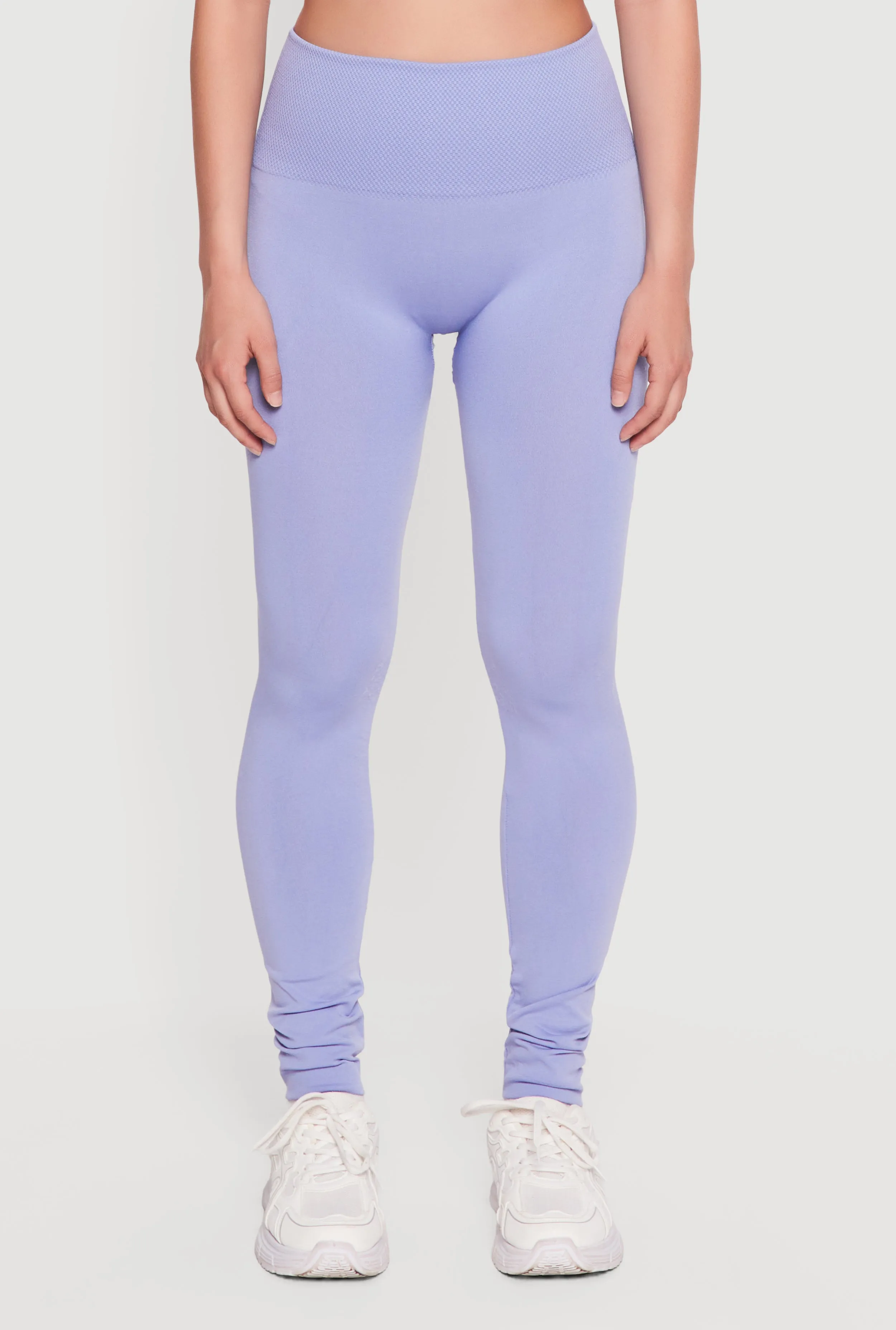 Seamless Waffle Knit High Waisted Leggings sold by Rainbow product image thumbnail 3