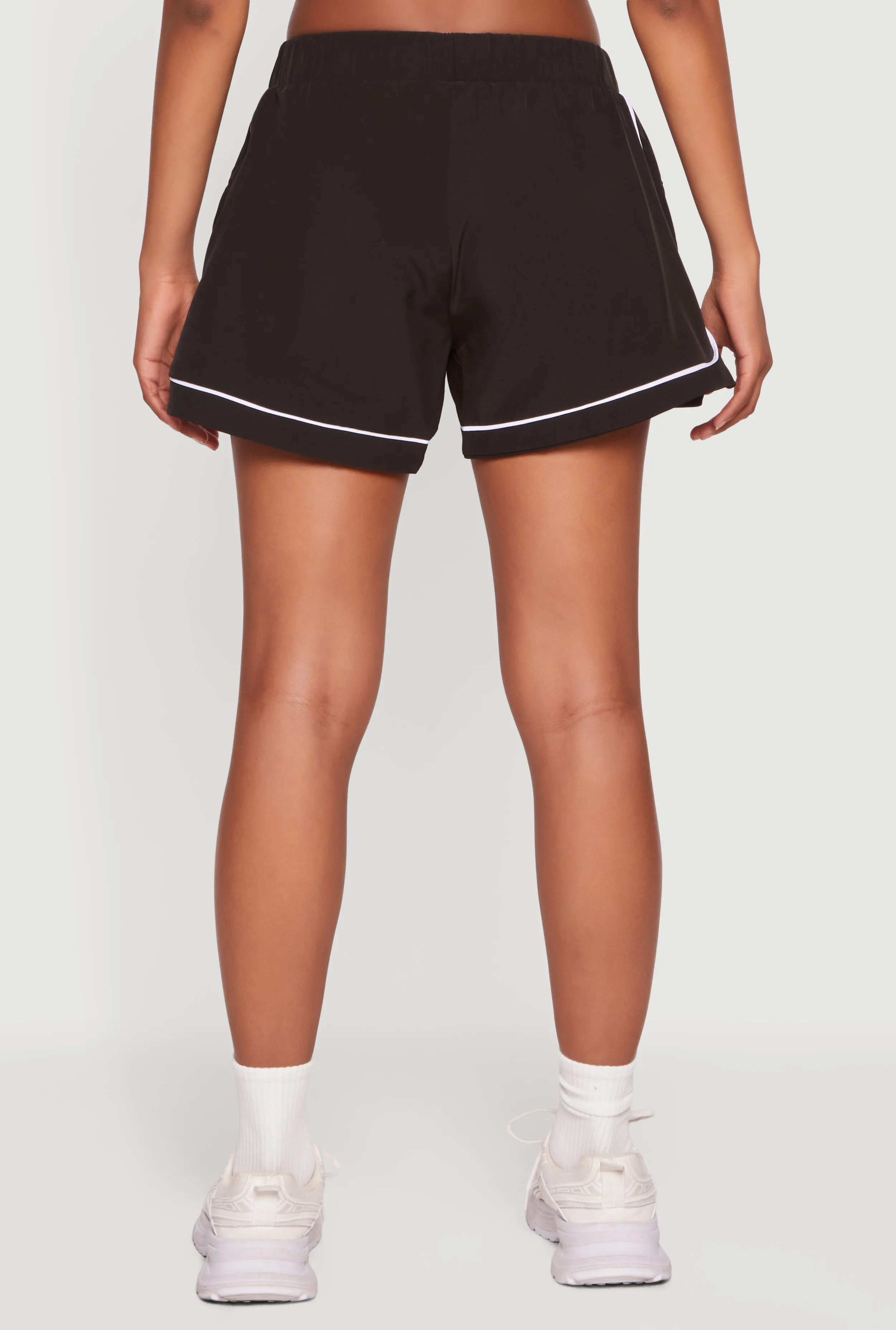 Contrast Trim Piping Dolphin Shorts sold by Rainbow product image thumbnail 5